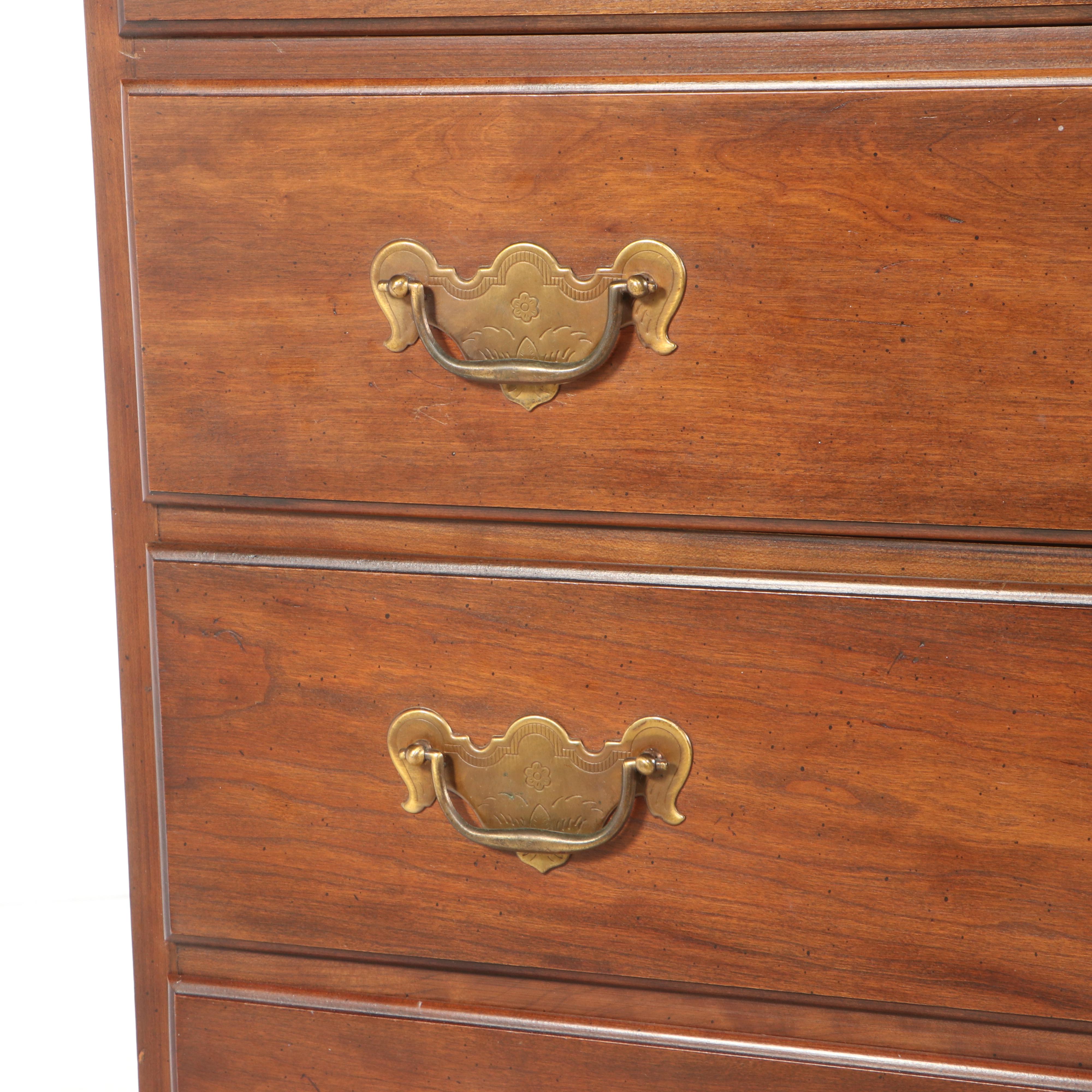Pennsylvania House Queen Anne Style Cherrywood Highboy Chest