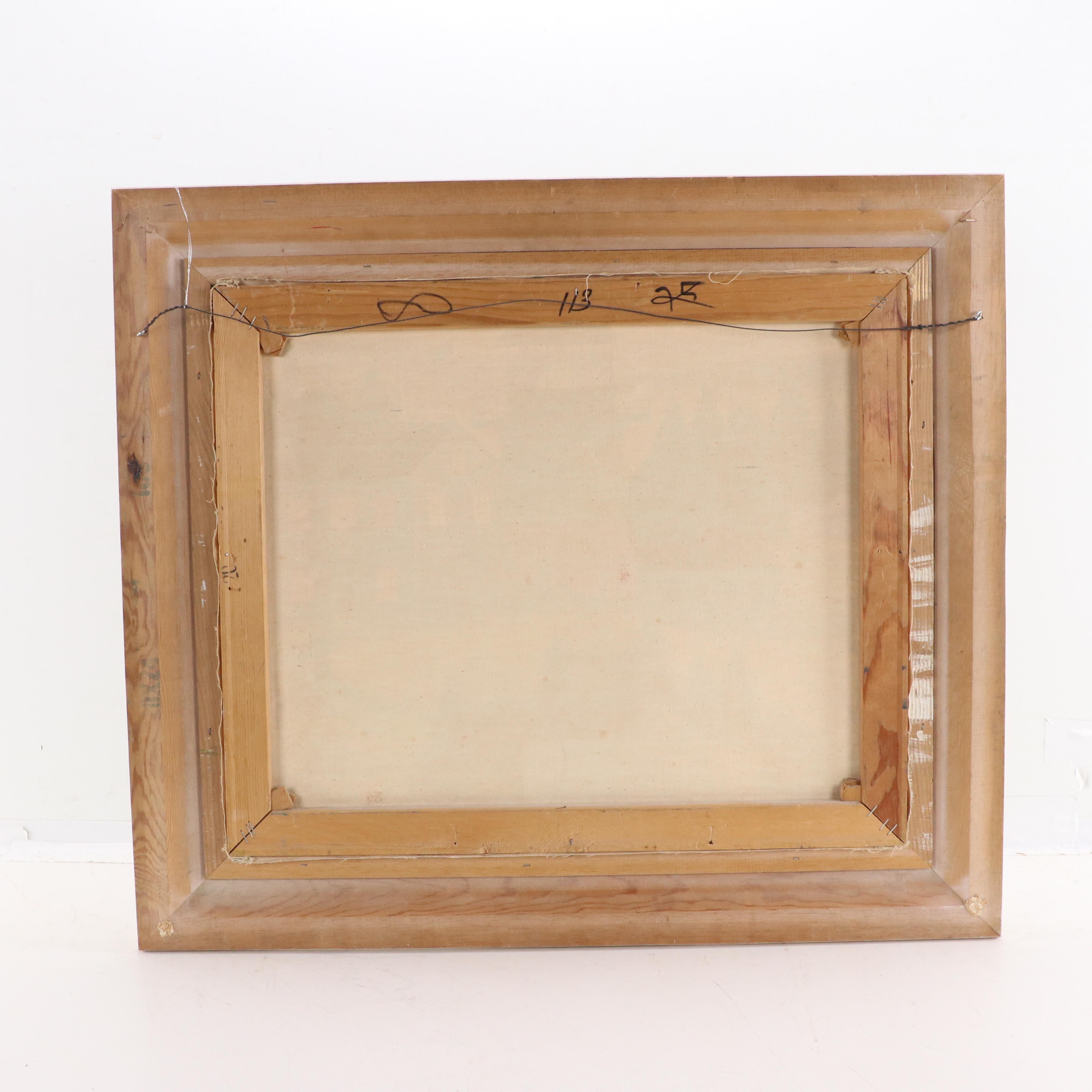 Jonas Bradford American Folk Art Oil Painting of Lighthouse