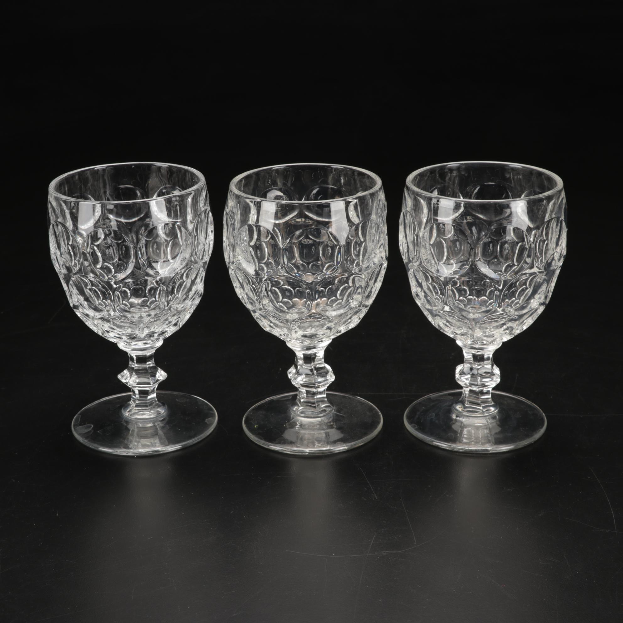 Imperial Glass "Provincial" Clear Drinking Glasses and Stemware, 1959-1975
