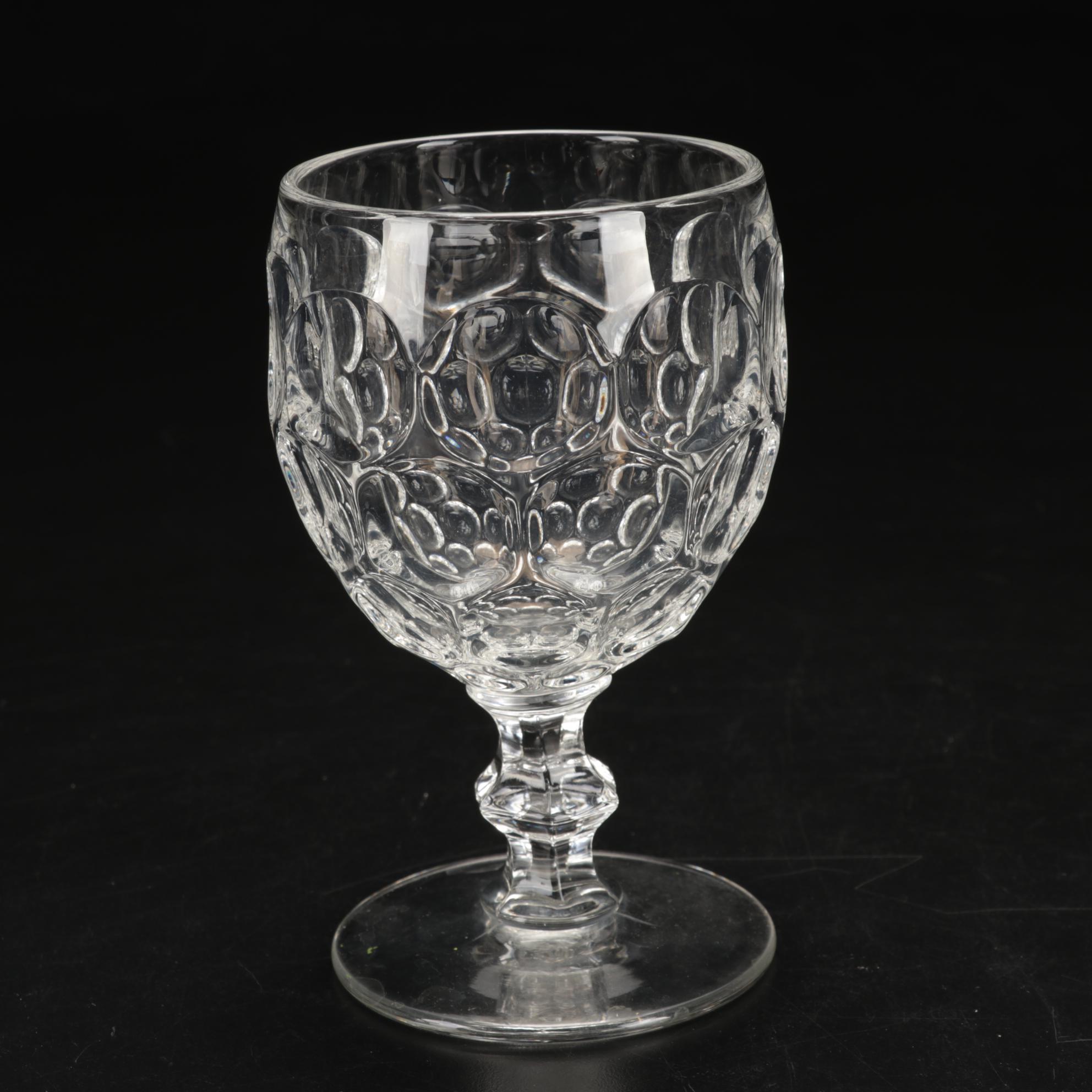 Imperial Glass "Provincial" Clear Drinking Glasses and Stemware, 1959-1975