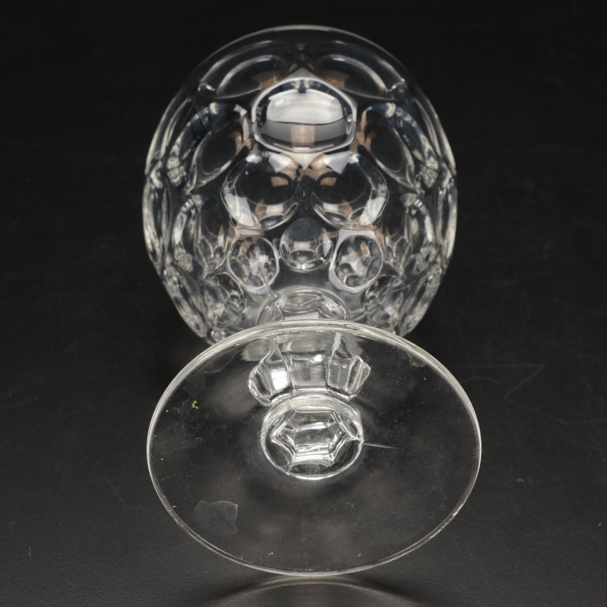 Imperial Glass "Provincial" Clear Drinking Glasses and Stemware, 1959-1975