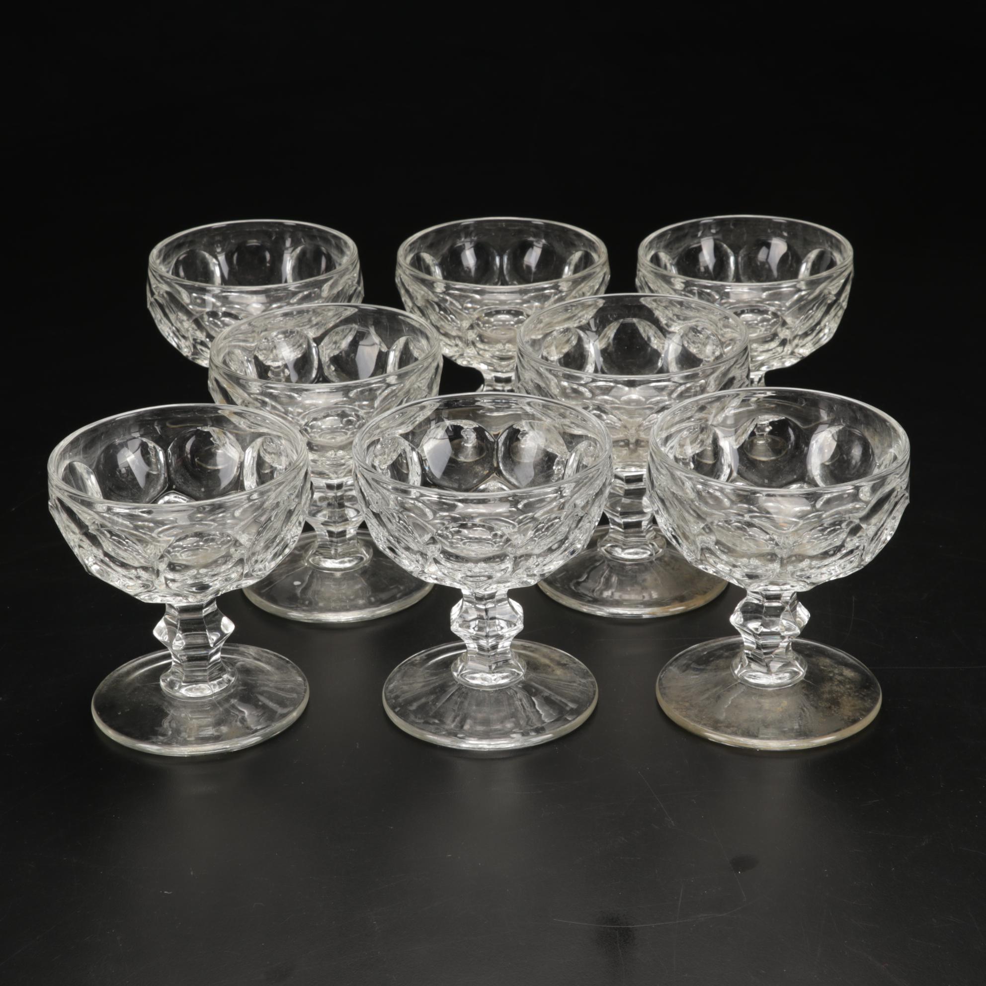 Imperial Glass "Provincial" Clear Drinking Glasses and Stemware, 1959-1975