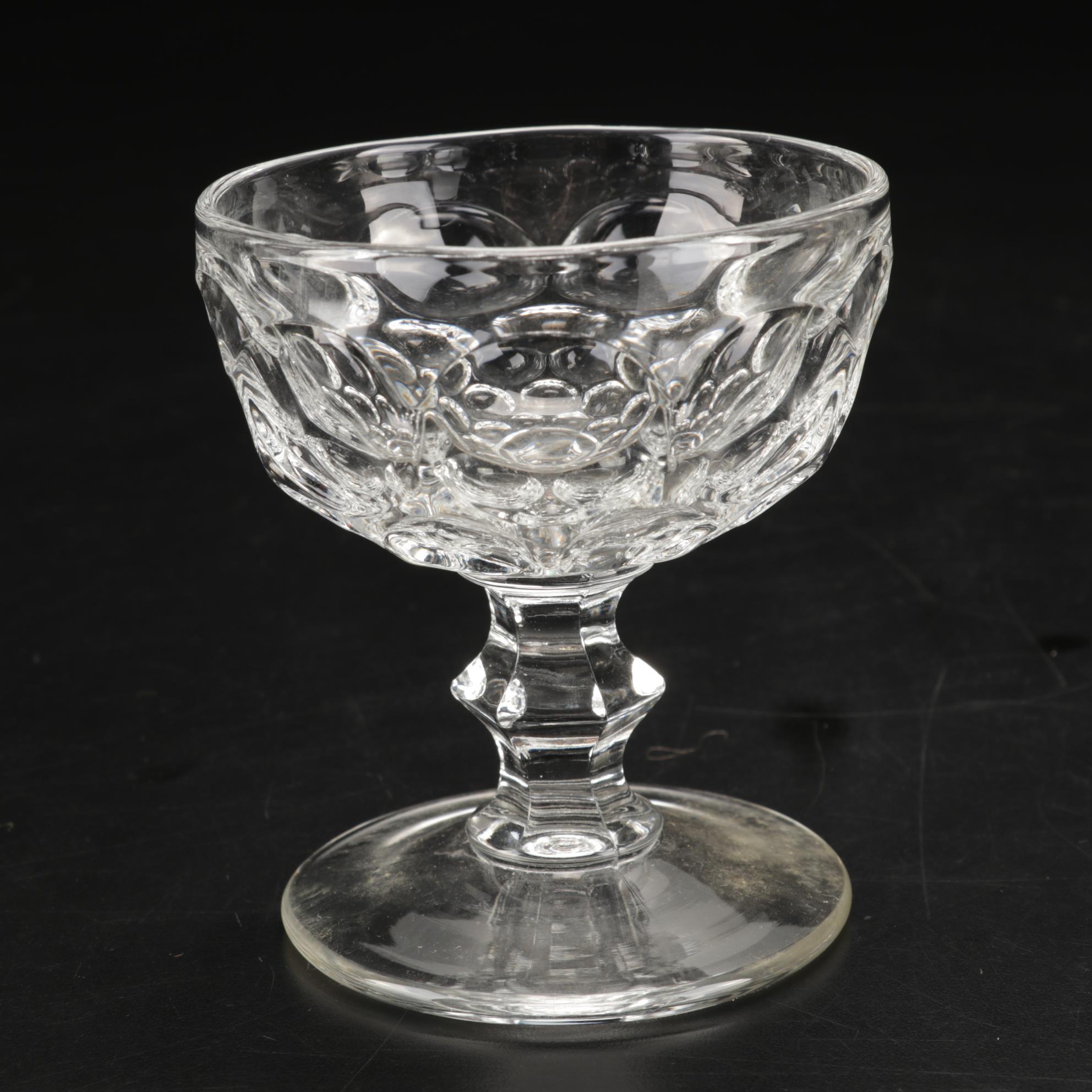 Imperial Glass "Provincial" Clear Drinking Glasses and Stemware, 1959-1975