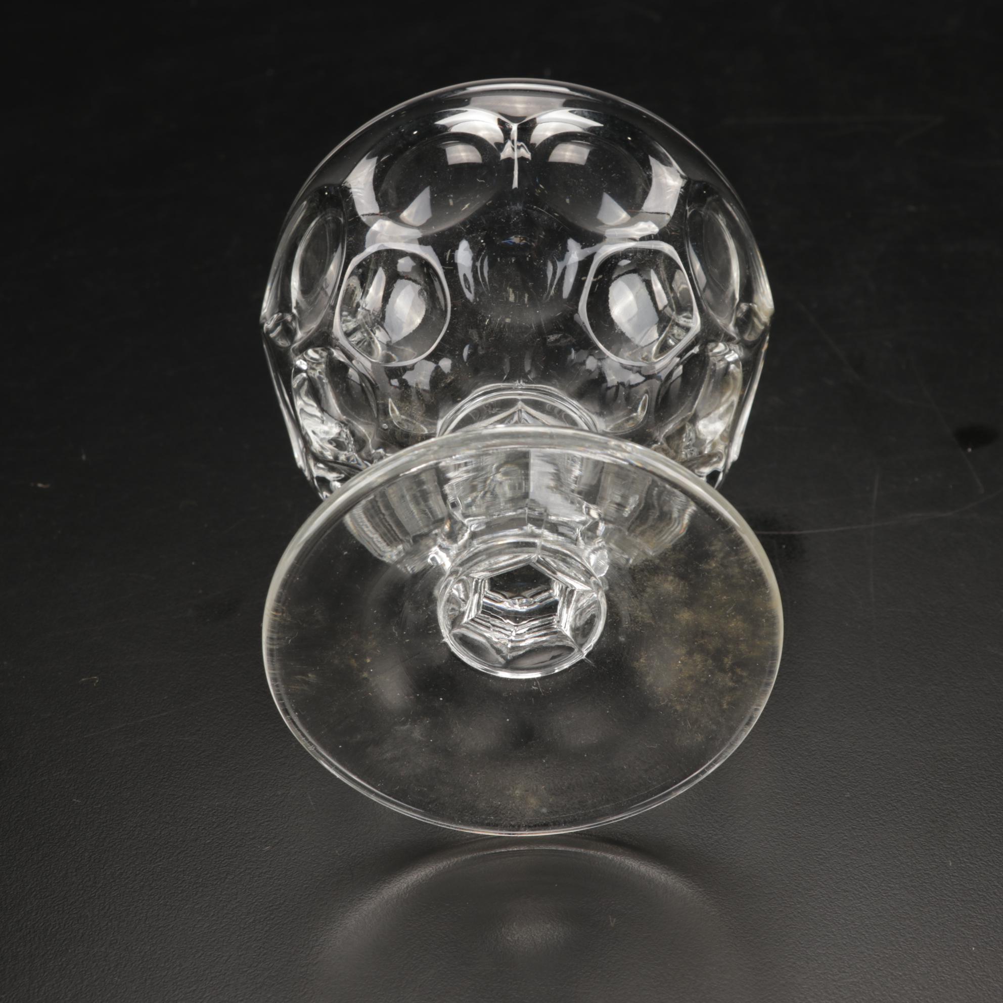 Imperial Glass "Provincial" Clear Drinking Glasses and Stemware, 1959-1975