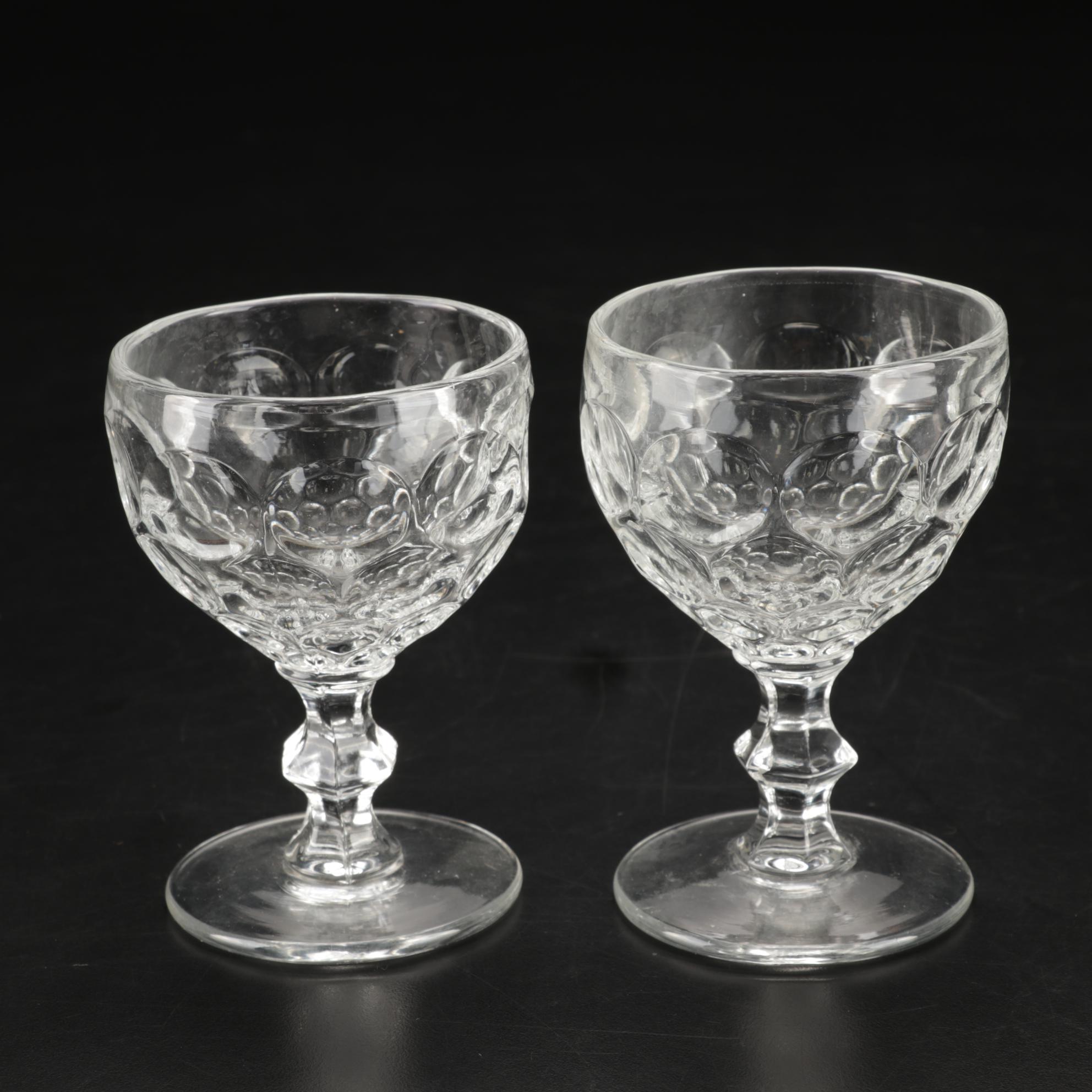 Imperial Glass "Provincial" Clear Drinking Glasses and Stemware, 1959-1975