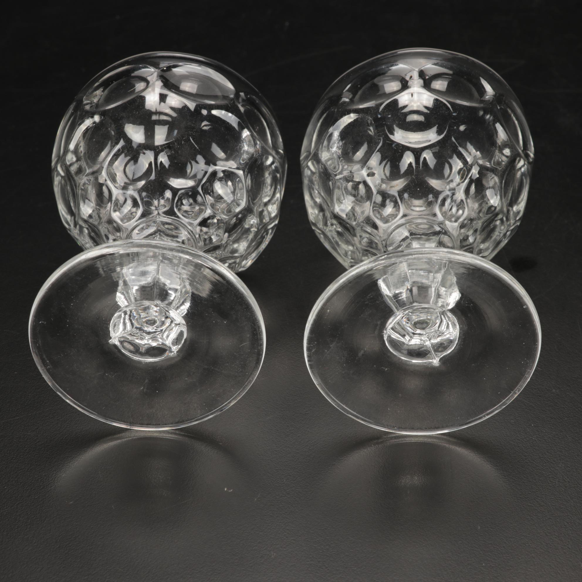 Imperial Glass "Provincial" Clear Drinking Glasses and Stemware, 1959-1975