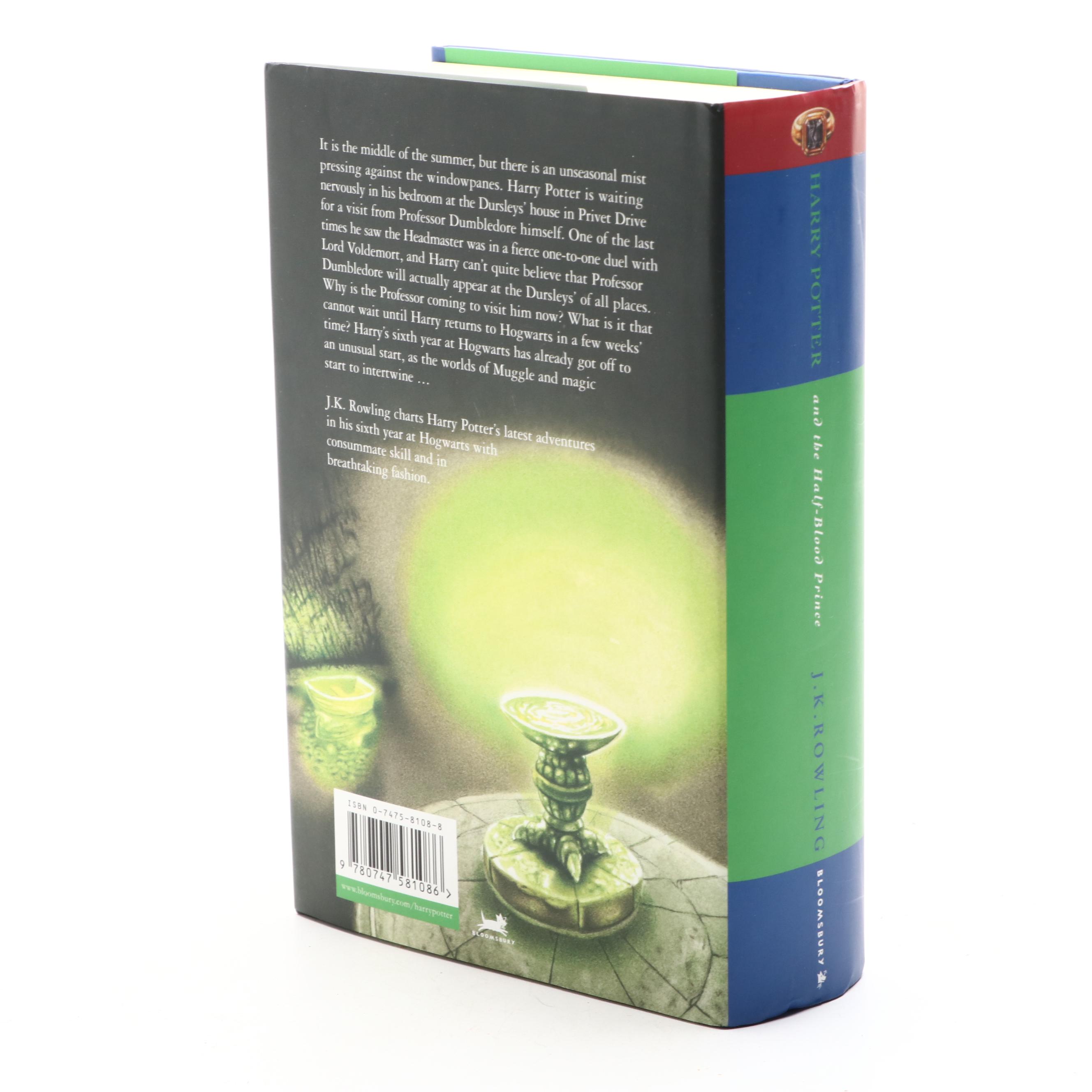 First UK Edition "Harry Potter and the Half-Blood Prince" by J. K. Rowling, 2005