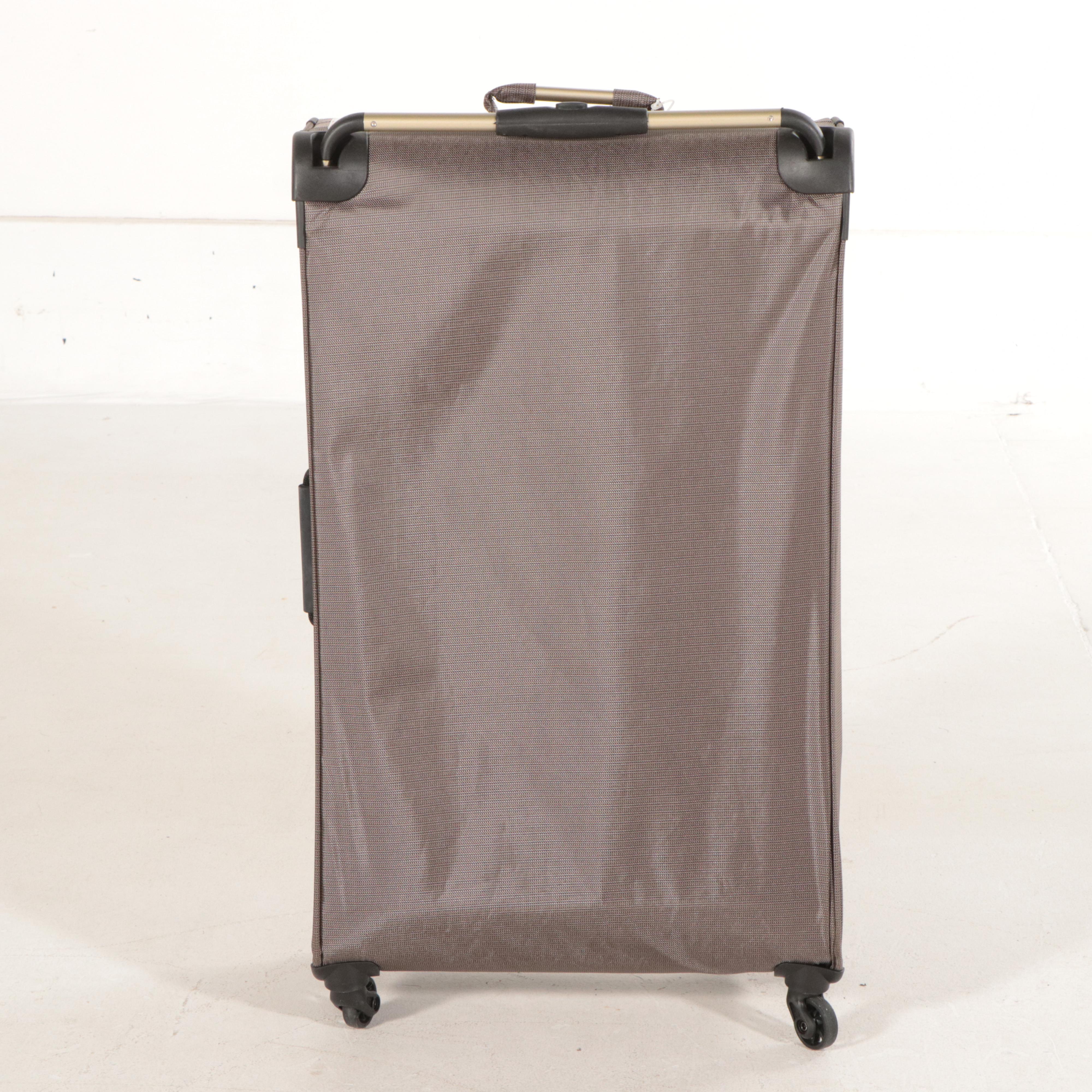 Lightweight Taupe Wheeled Suitcase