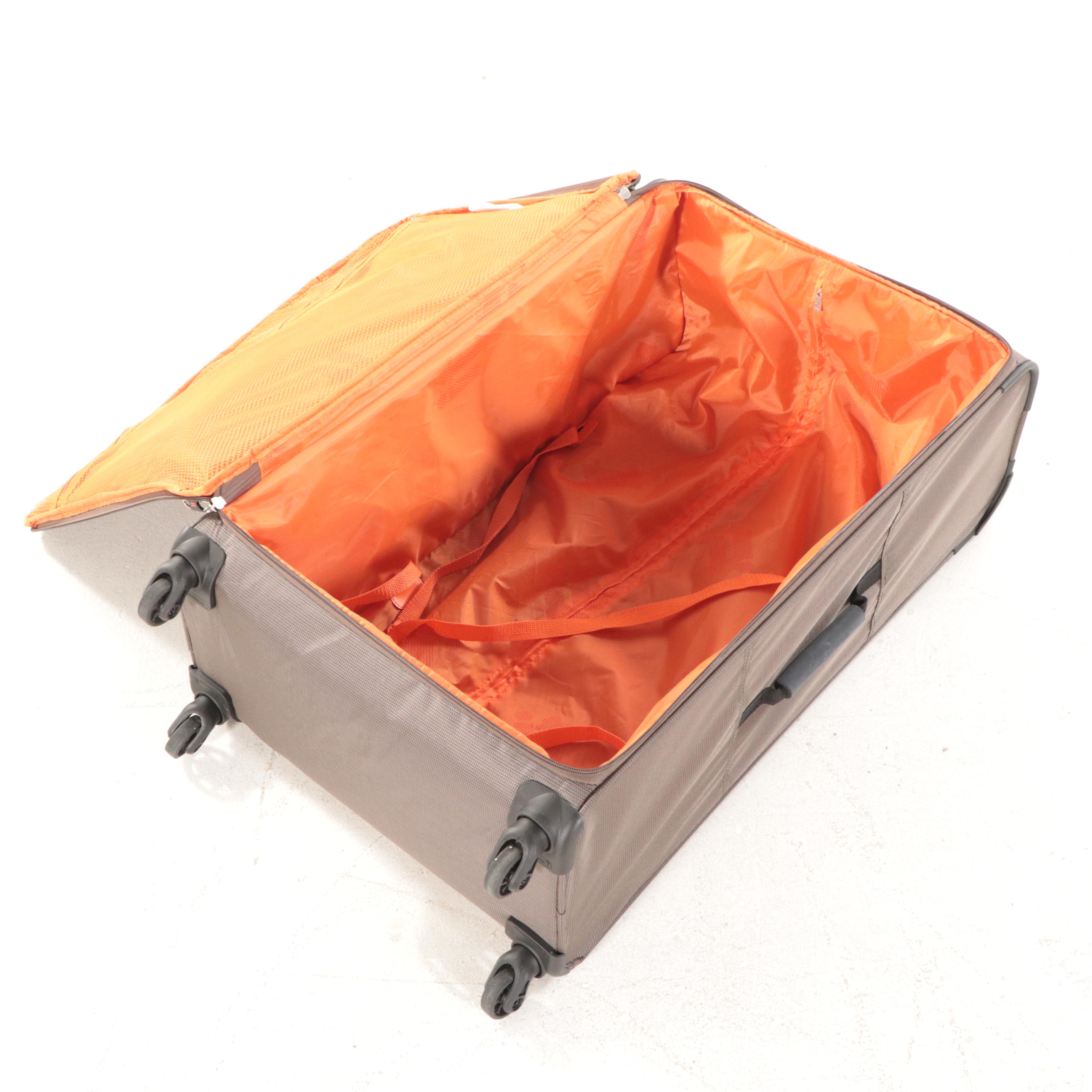 Lightweight Taupe Wheeled Suitcase