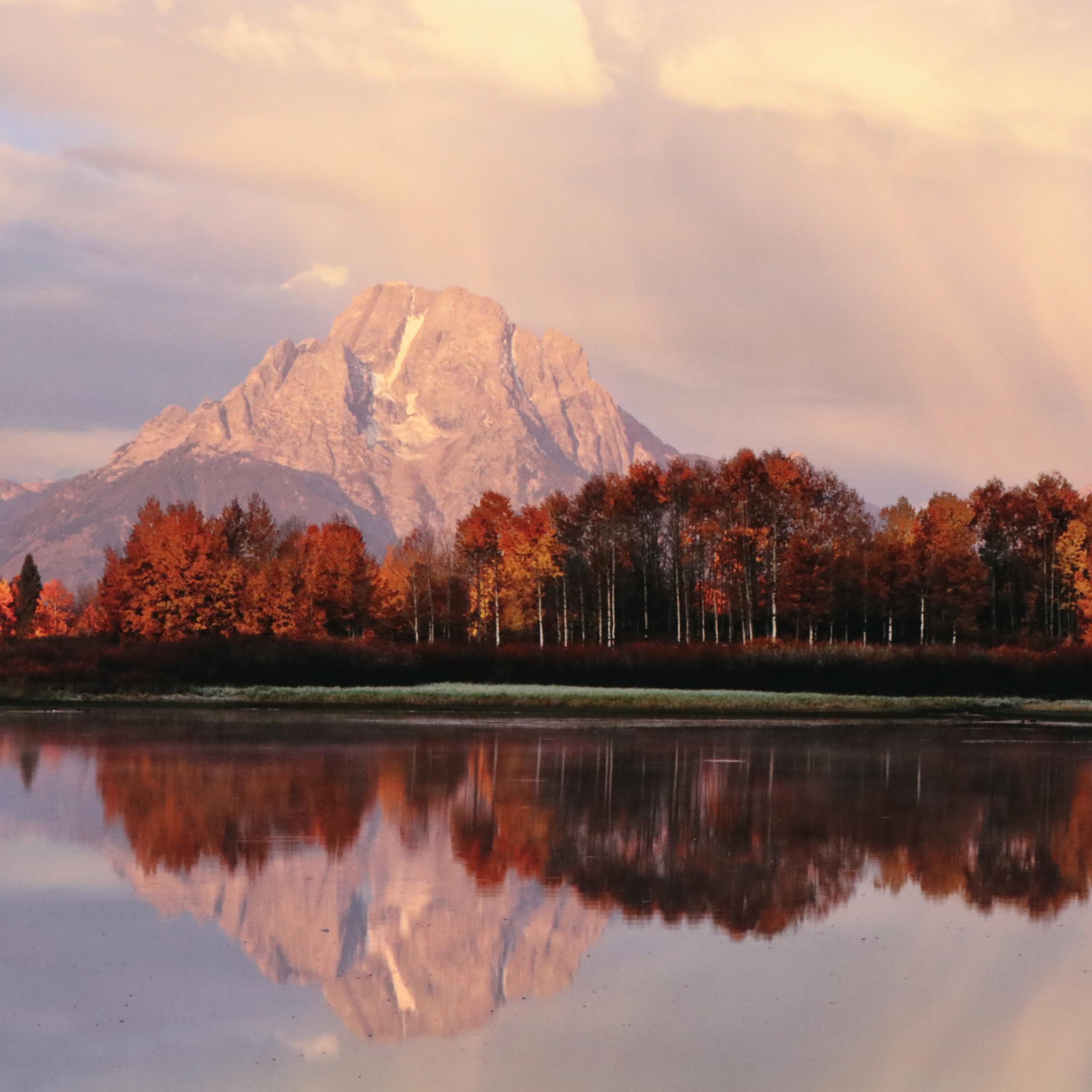 Thomas D. Mangelsen Panoramic Photograph "September Showers - Oxbow," 2003