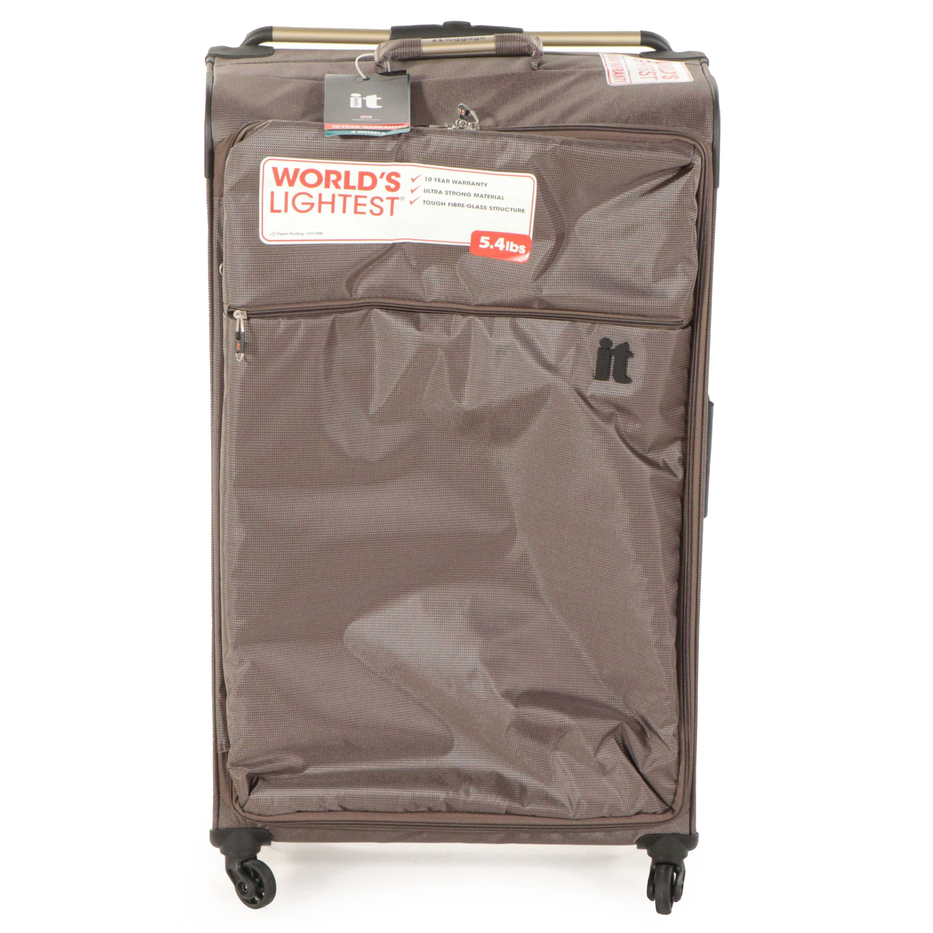 Lightweight Taupe Wheeled Suitcase