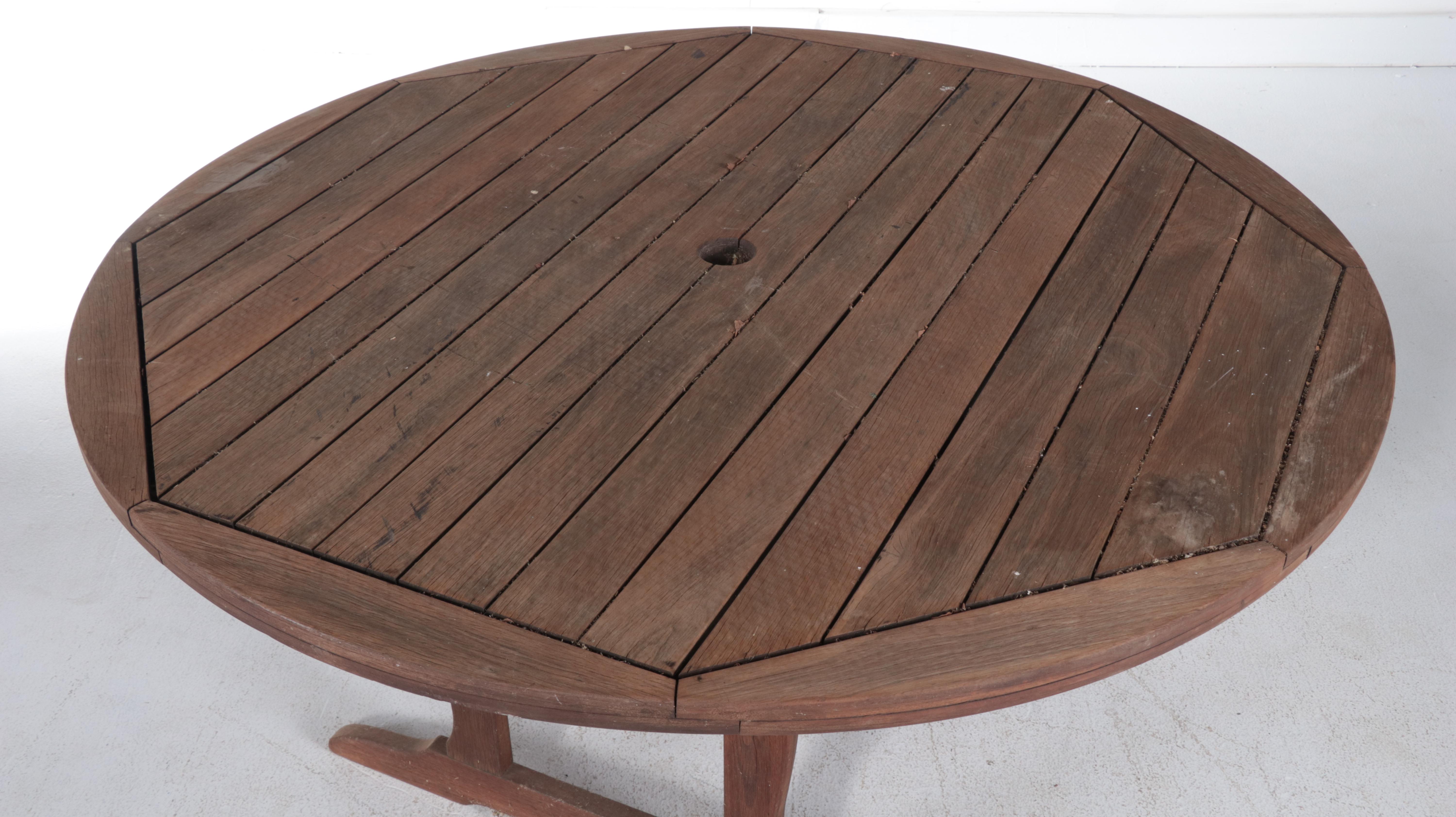 Jensen Jarrah Teak Patio Table and Chairs