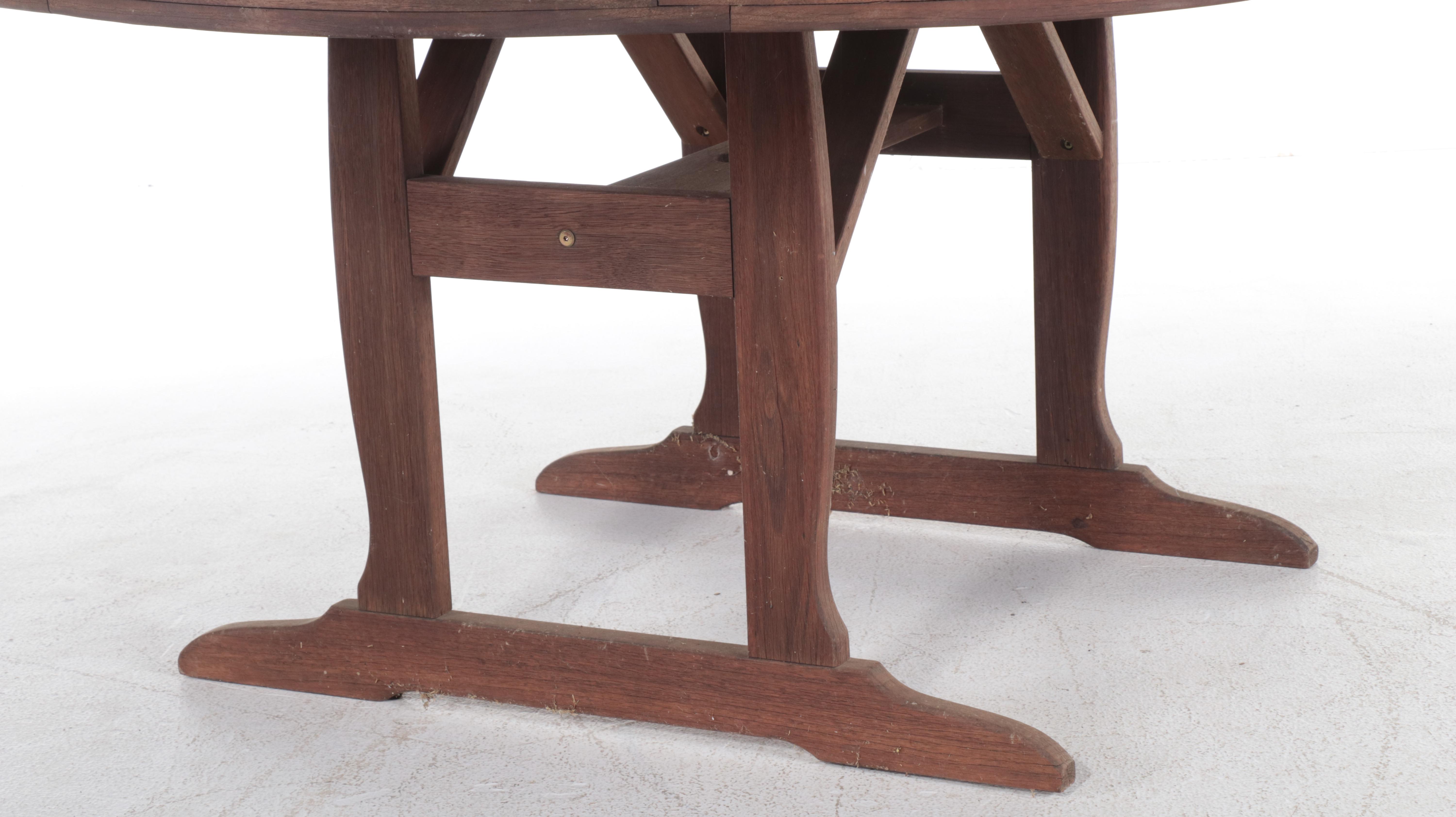 Jensen Jarrah Teak Patio Table and Chairs