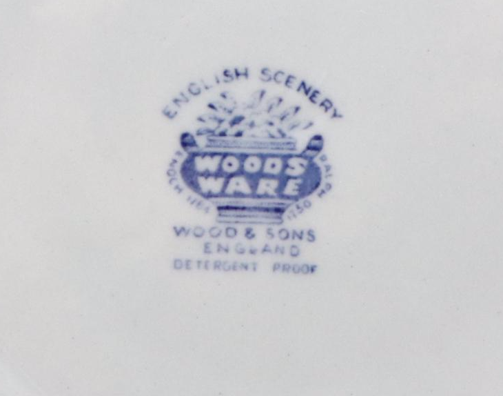 English Blue-on-White Willoware Collection