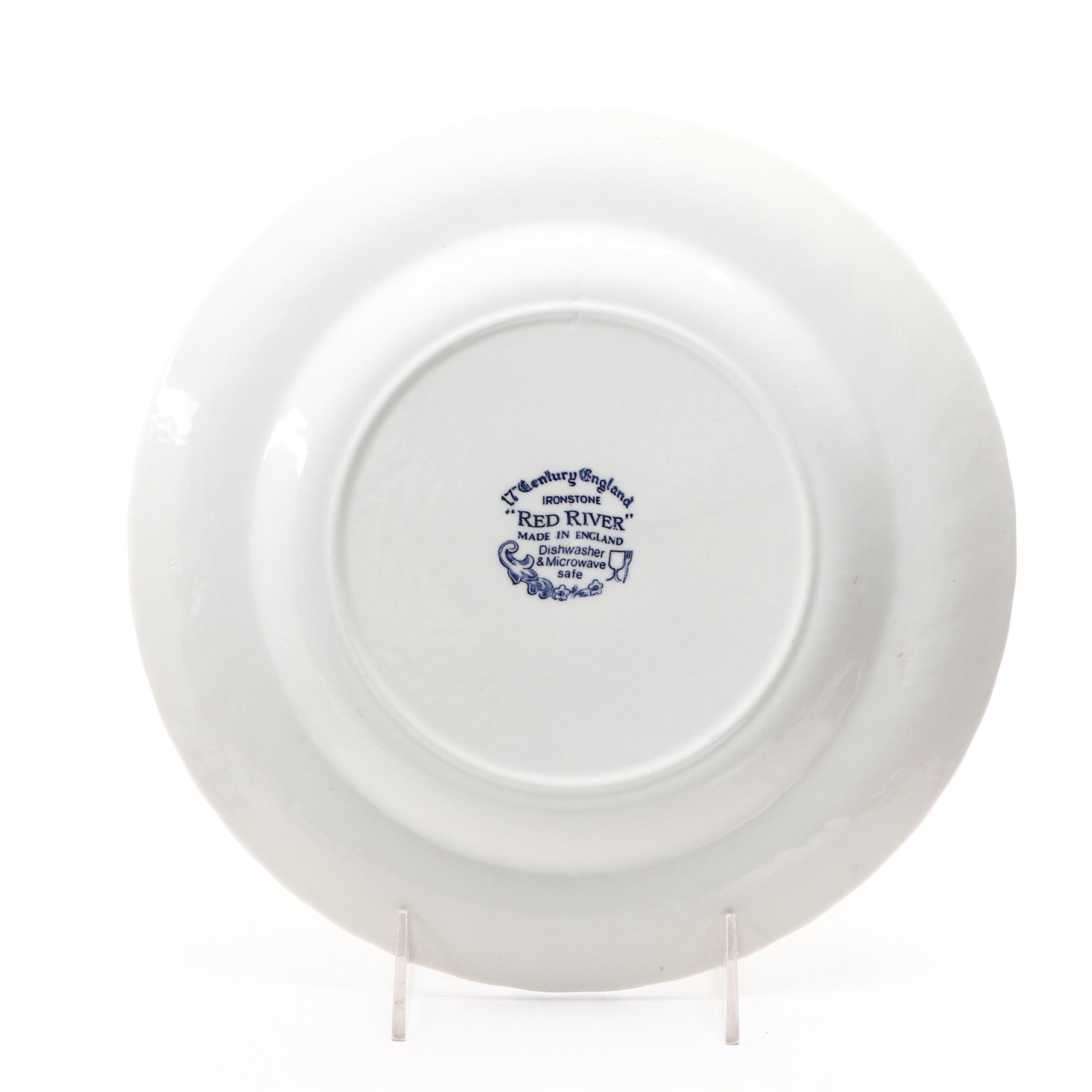 English Blue-on-White Willoware Collection