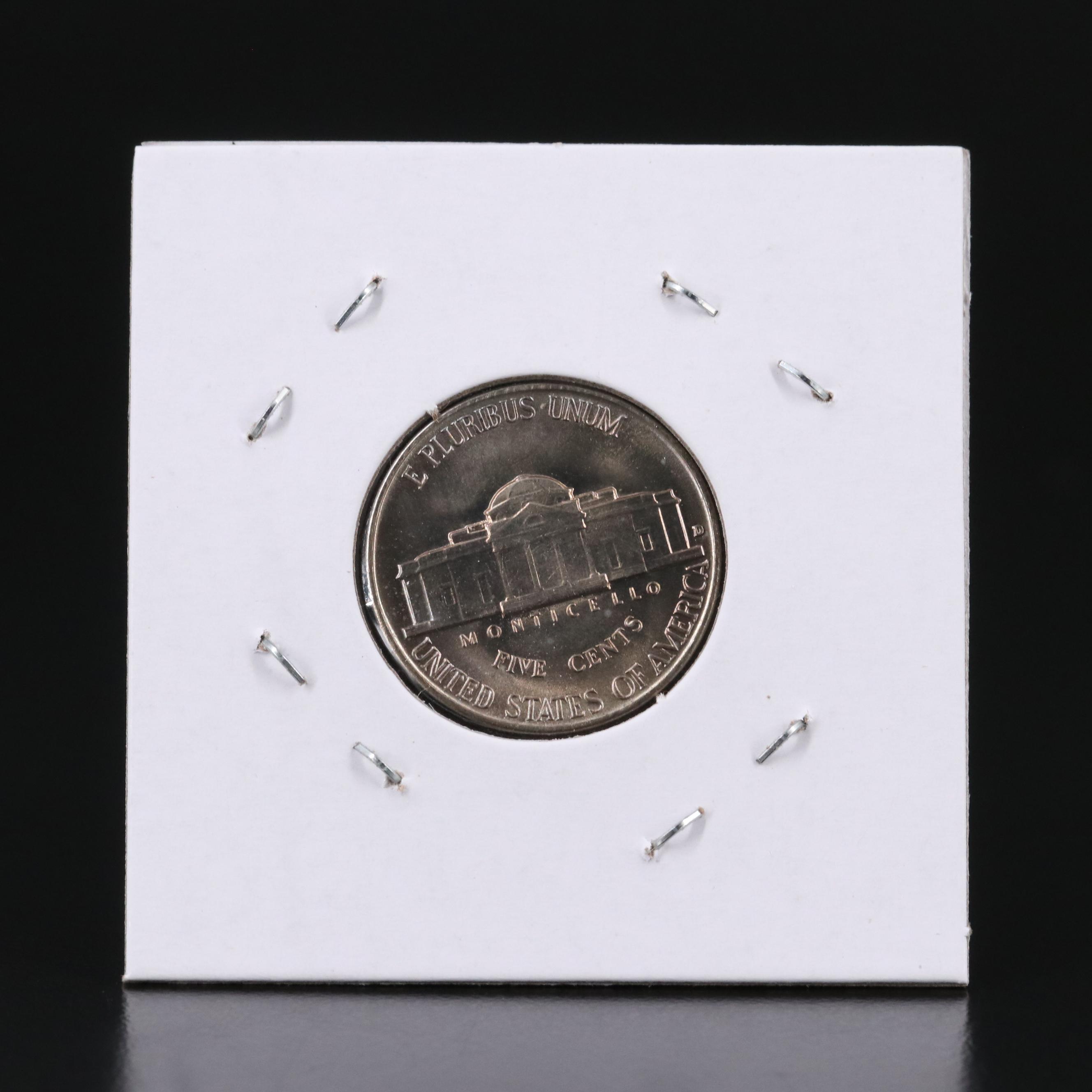 Six Early Uncirculated Jefferson Nickels