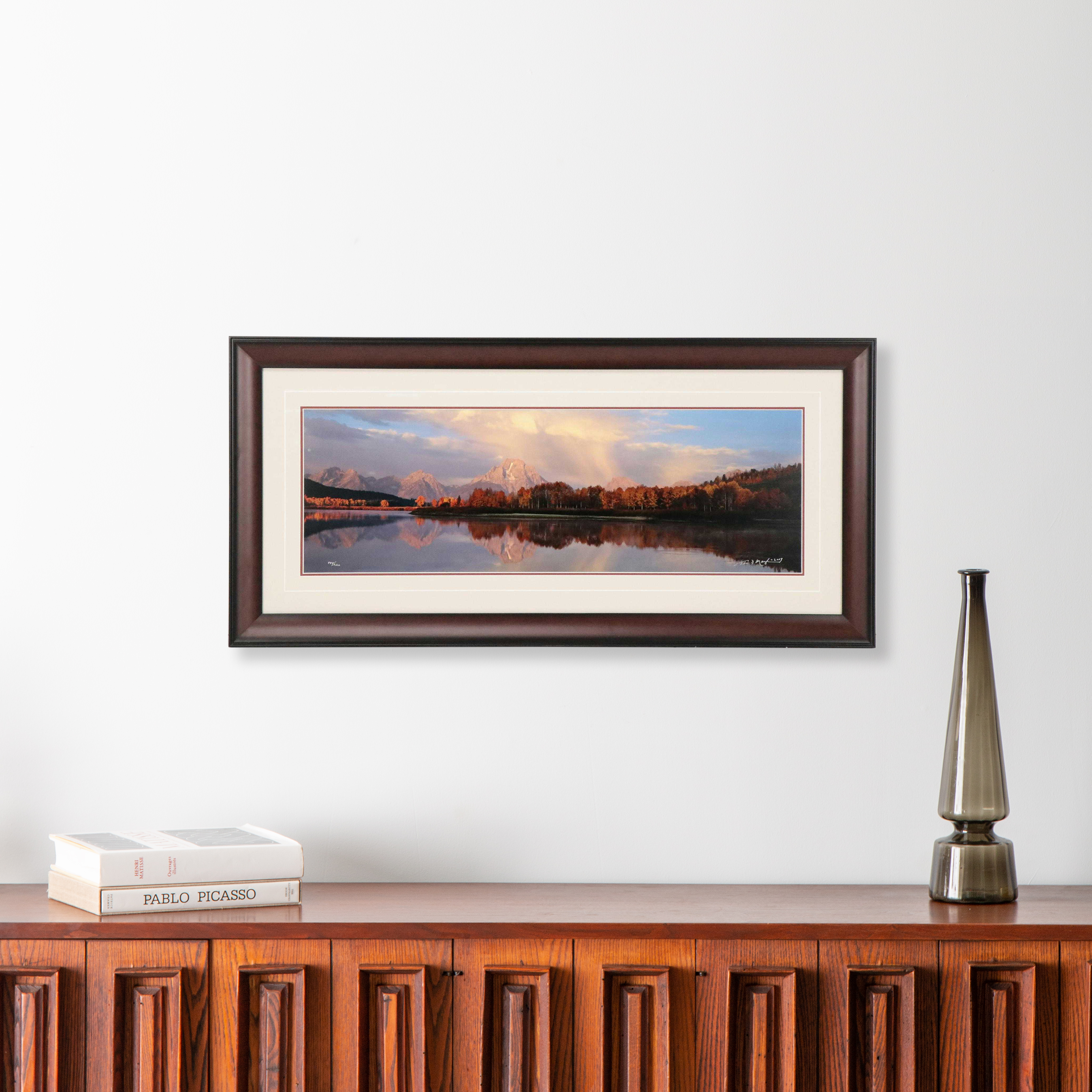Thomas D. Mangelsen Panoramic Photograph "September Showers - Oxbow," 2003