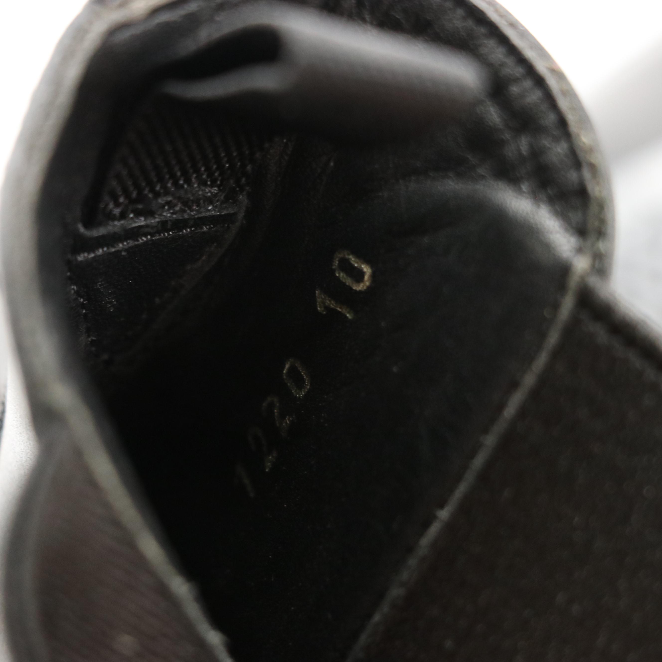 Men's Prada Sport Black Leather Slip-On Chelsea Boots