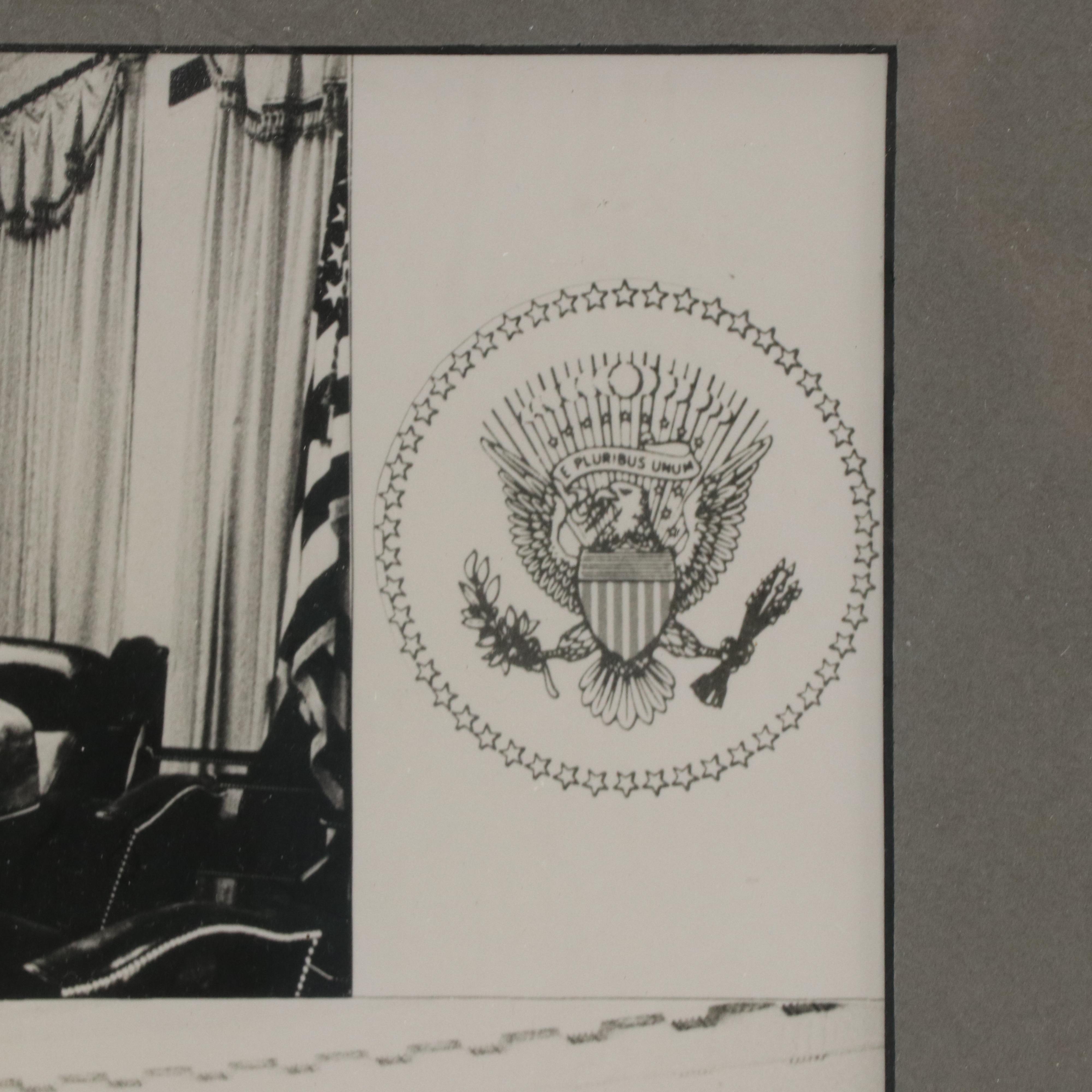 Photograph of Lyndon Baines Johnson and National Security Council Meeting