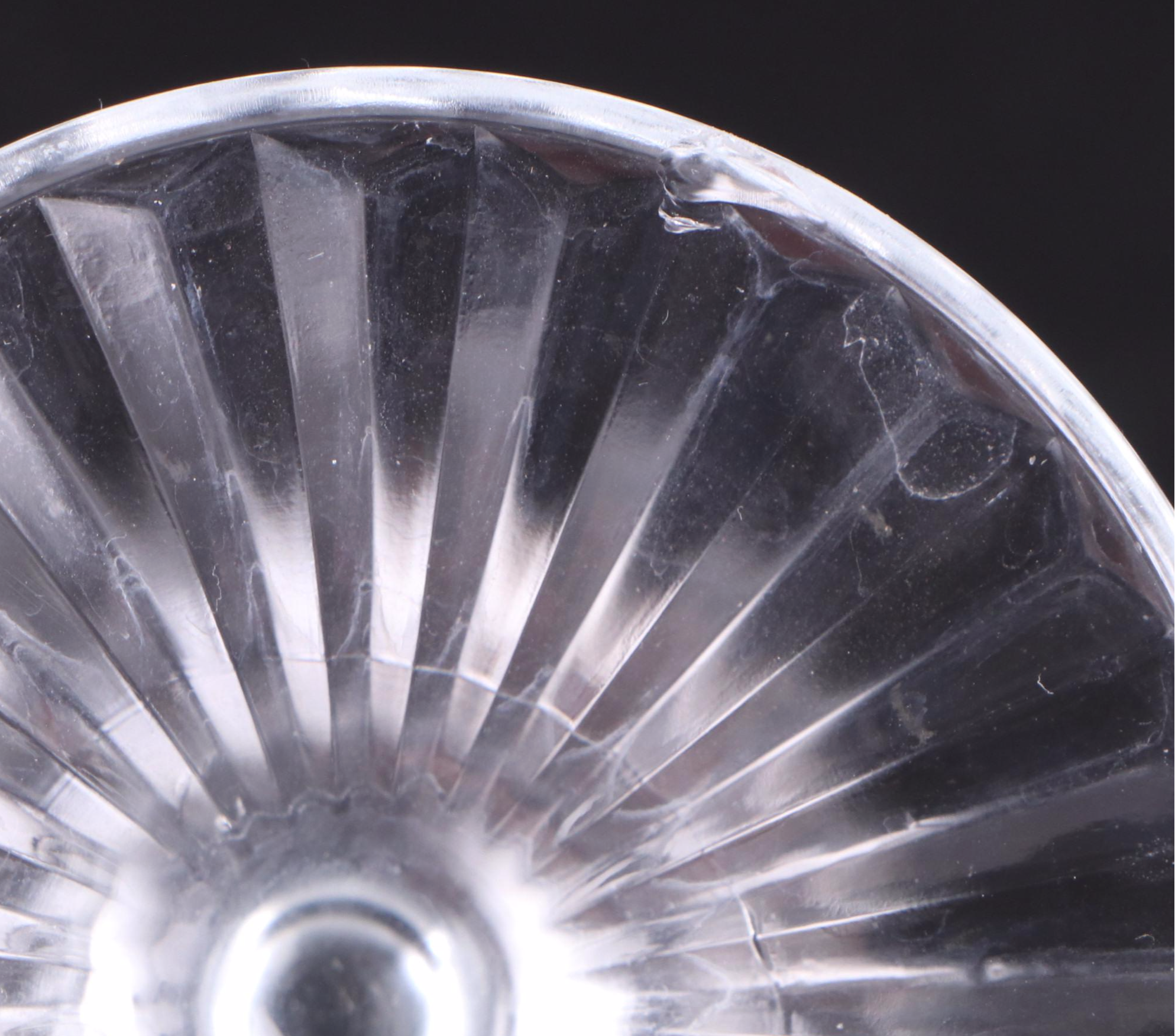 Glass Flared Stem Wine Glasses