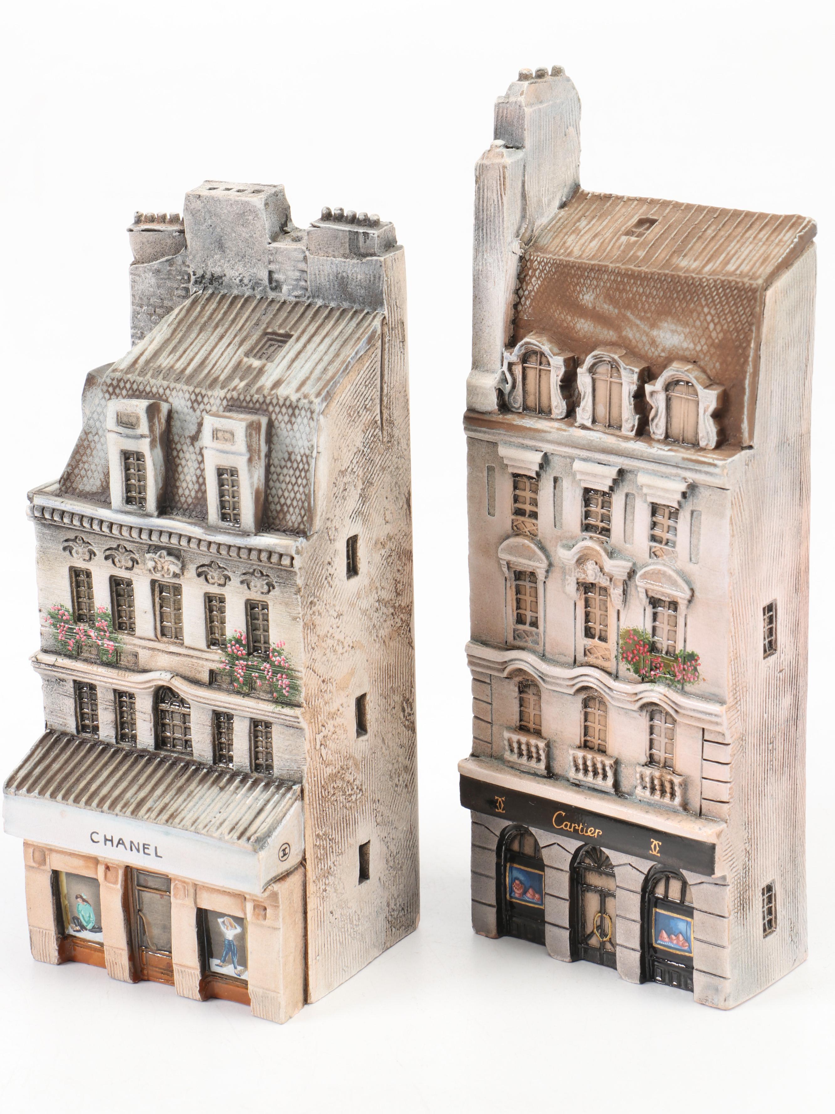 Gault Ceramic Miniature Commercial And Residential Buildings, 1994