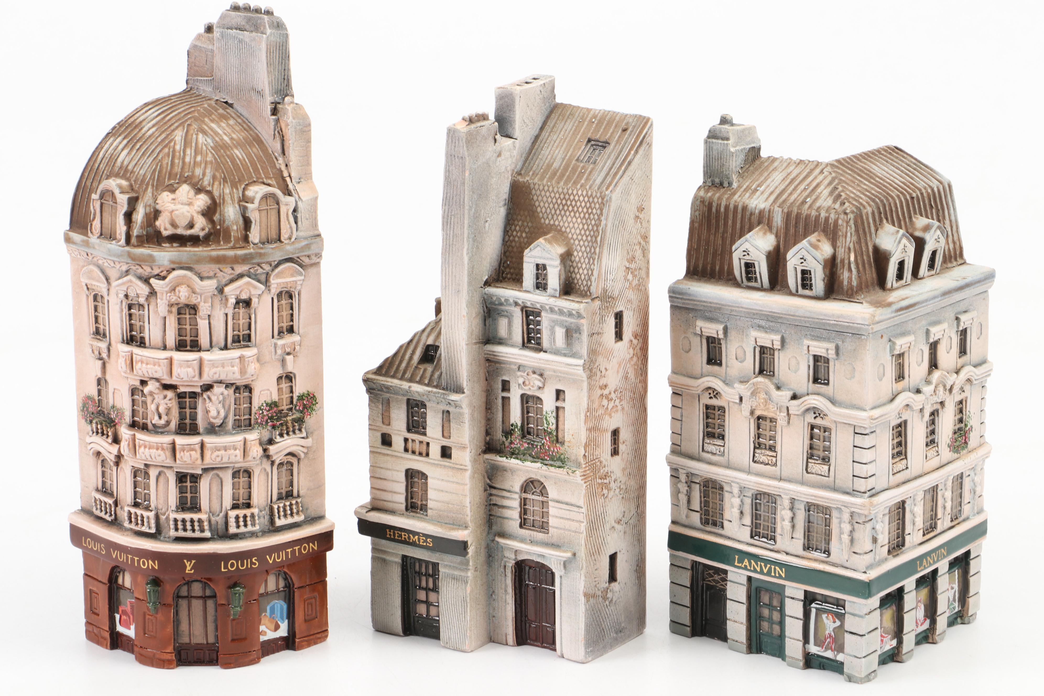 Gault Ceramic Miniature Commercial And Residential Buildings, 1994