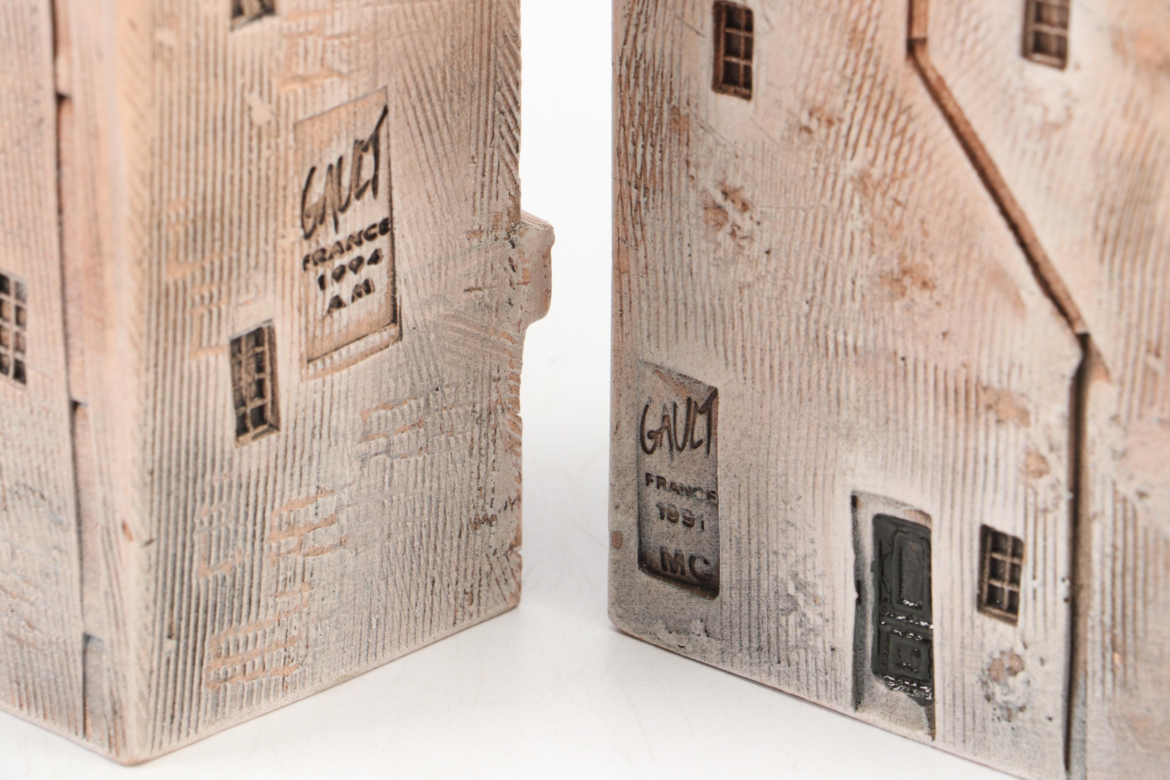 Gault Ceramic Miniature Commercial And Residential Buildings, 1994