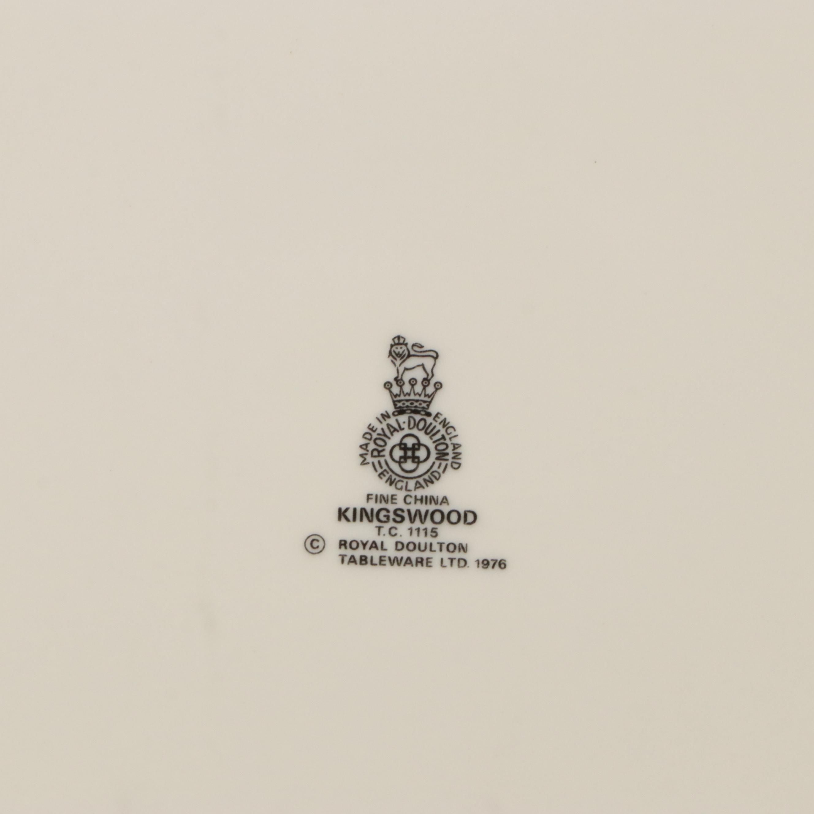 Royal Doulton "Kingswood" Dinnerware, 1977-1998