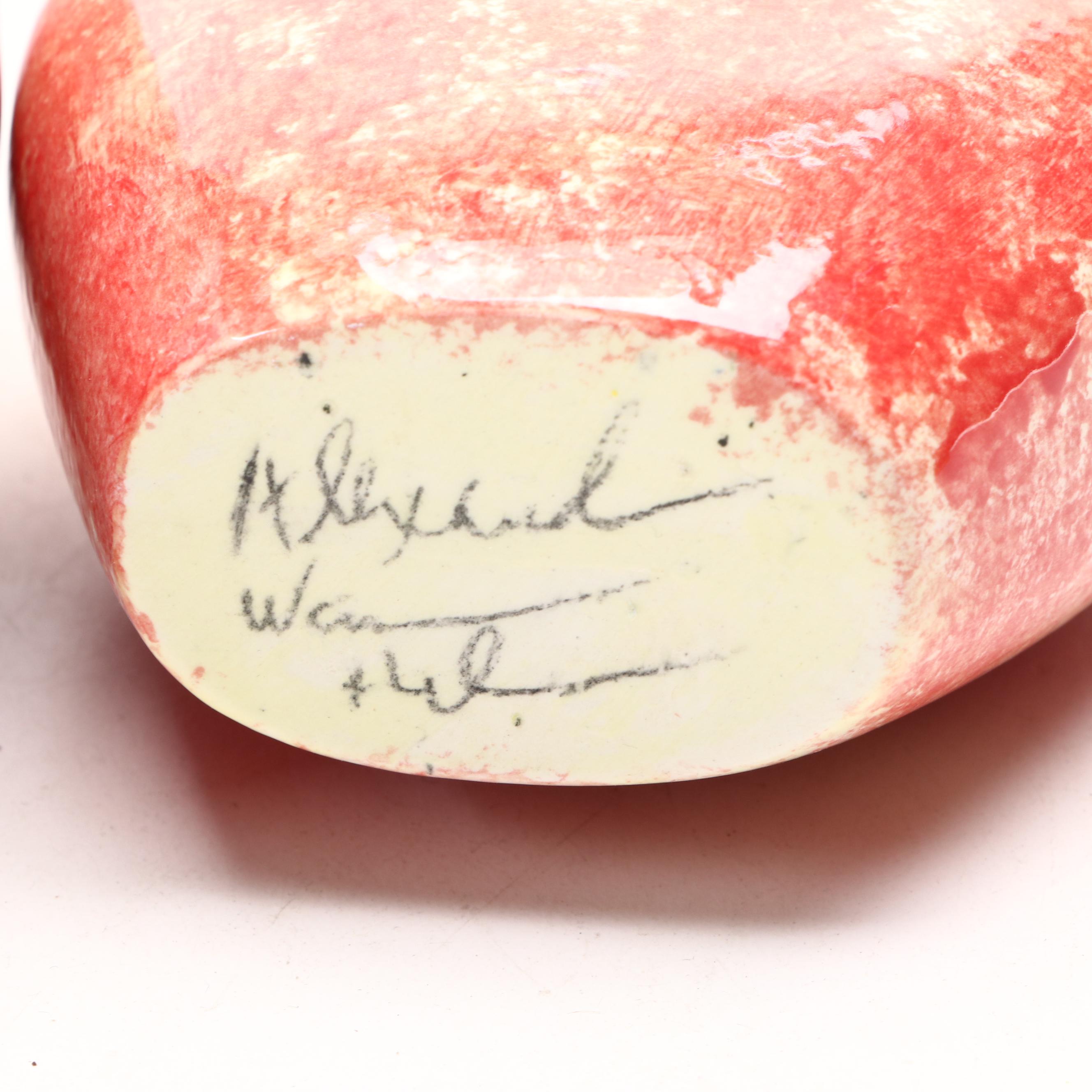 Gradient Glaze Ceramic Vase with Floral Motif Ceramic Bud Vase and More