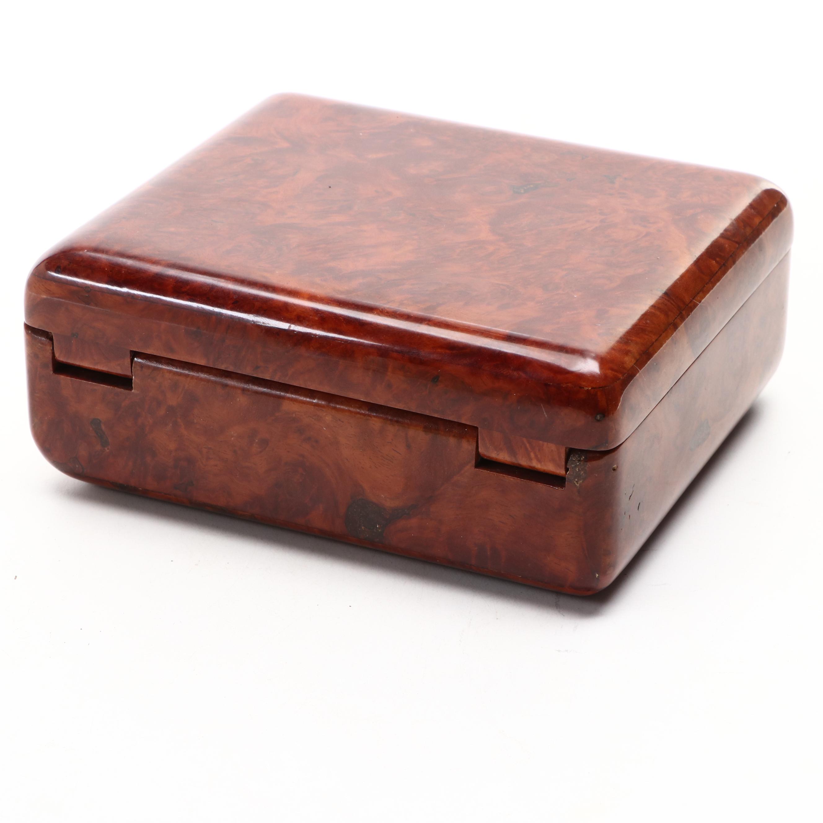 High Gloss Finish Wood Hinged Decorative Box