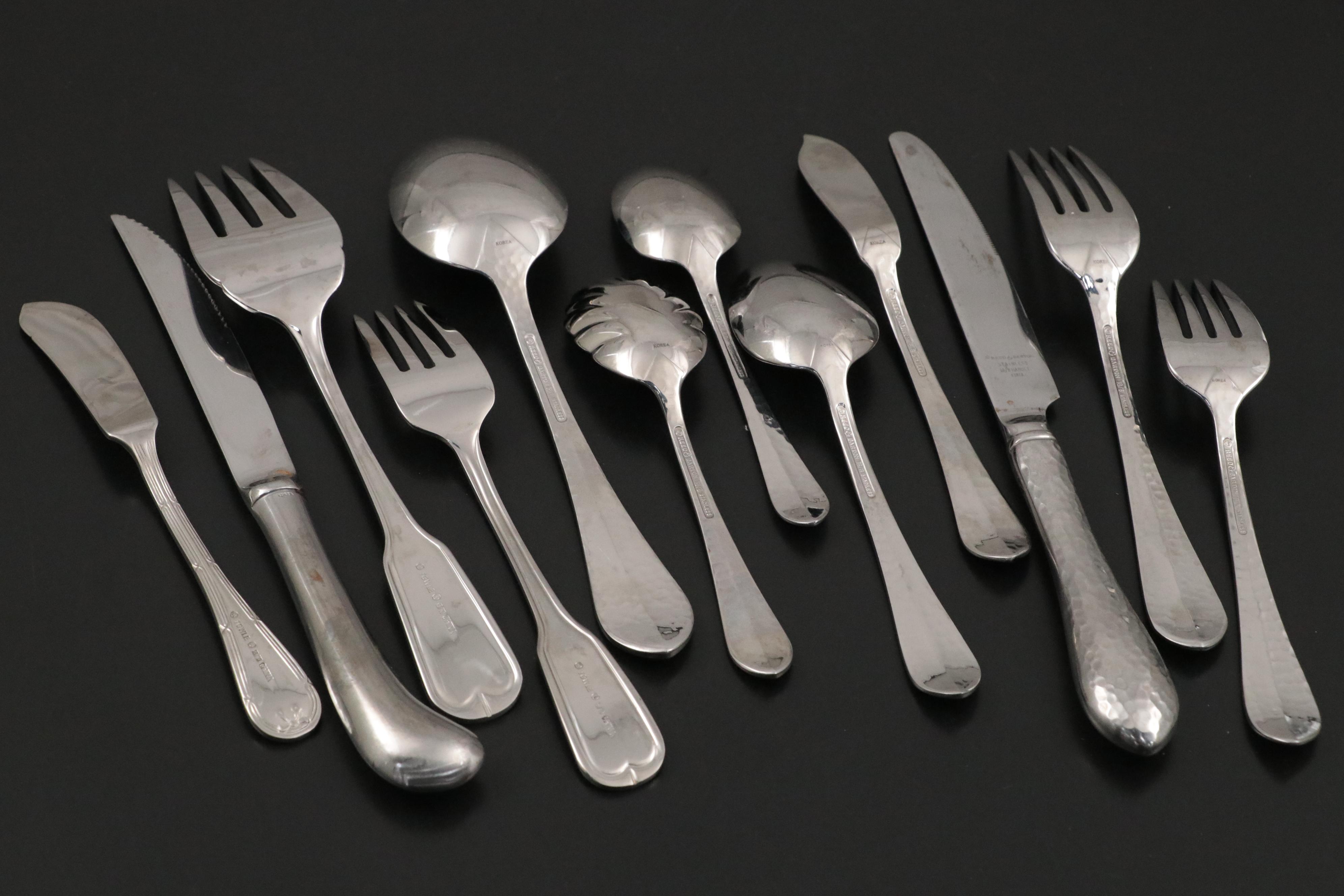 Towle and Reed & Barton Stainless Steel Flatware Collection