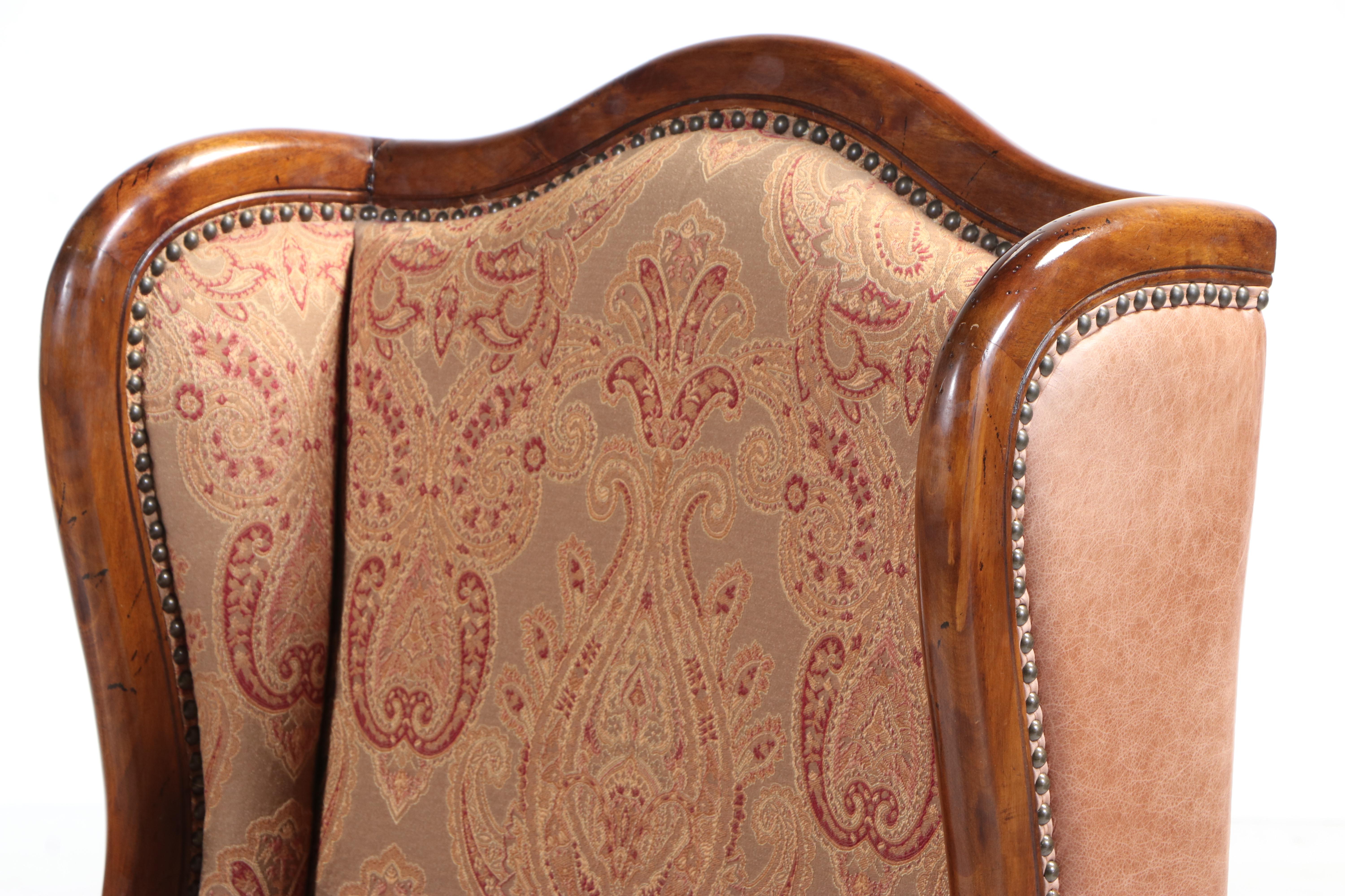 Jacobean Style Dining Set with Extending Trestle Table