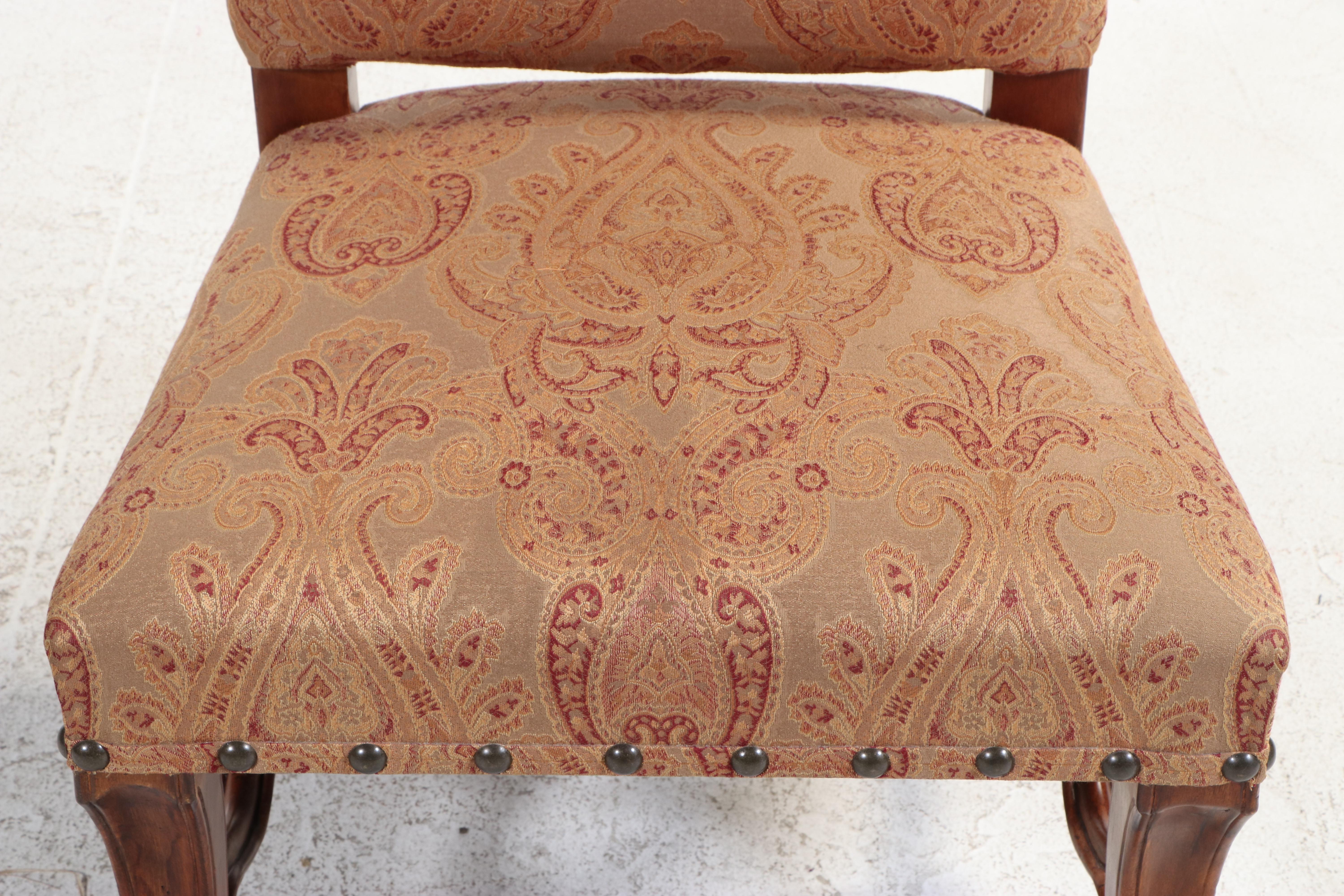 Jacobean Style Dining Set with Extending Trestle Table