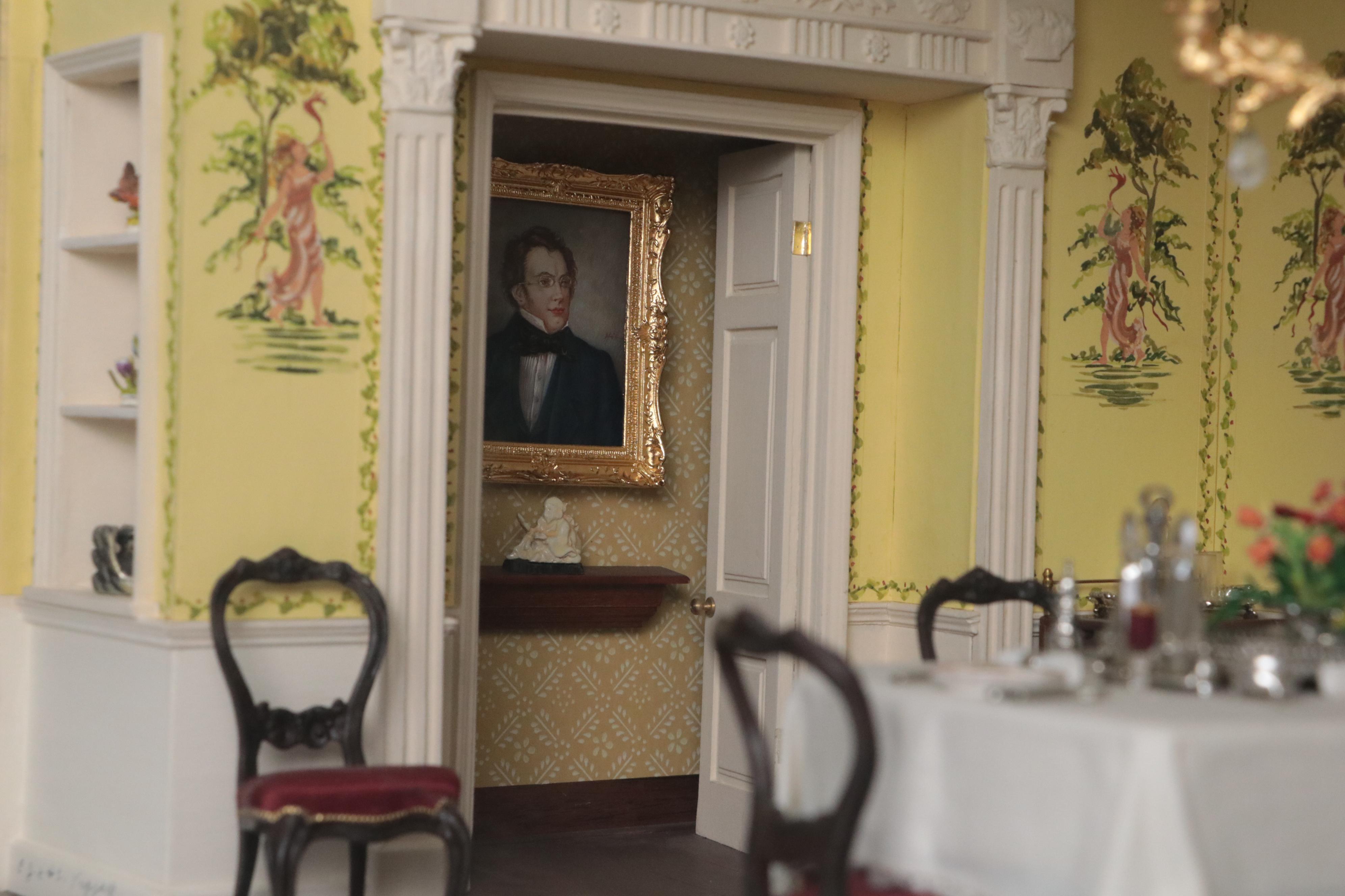 Eugene and Henry Kupjack Diorama of a Georgian Breakfast Room