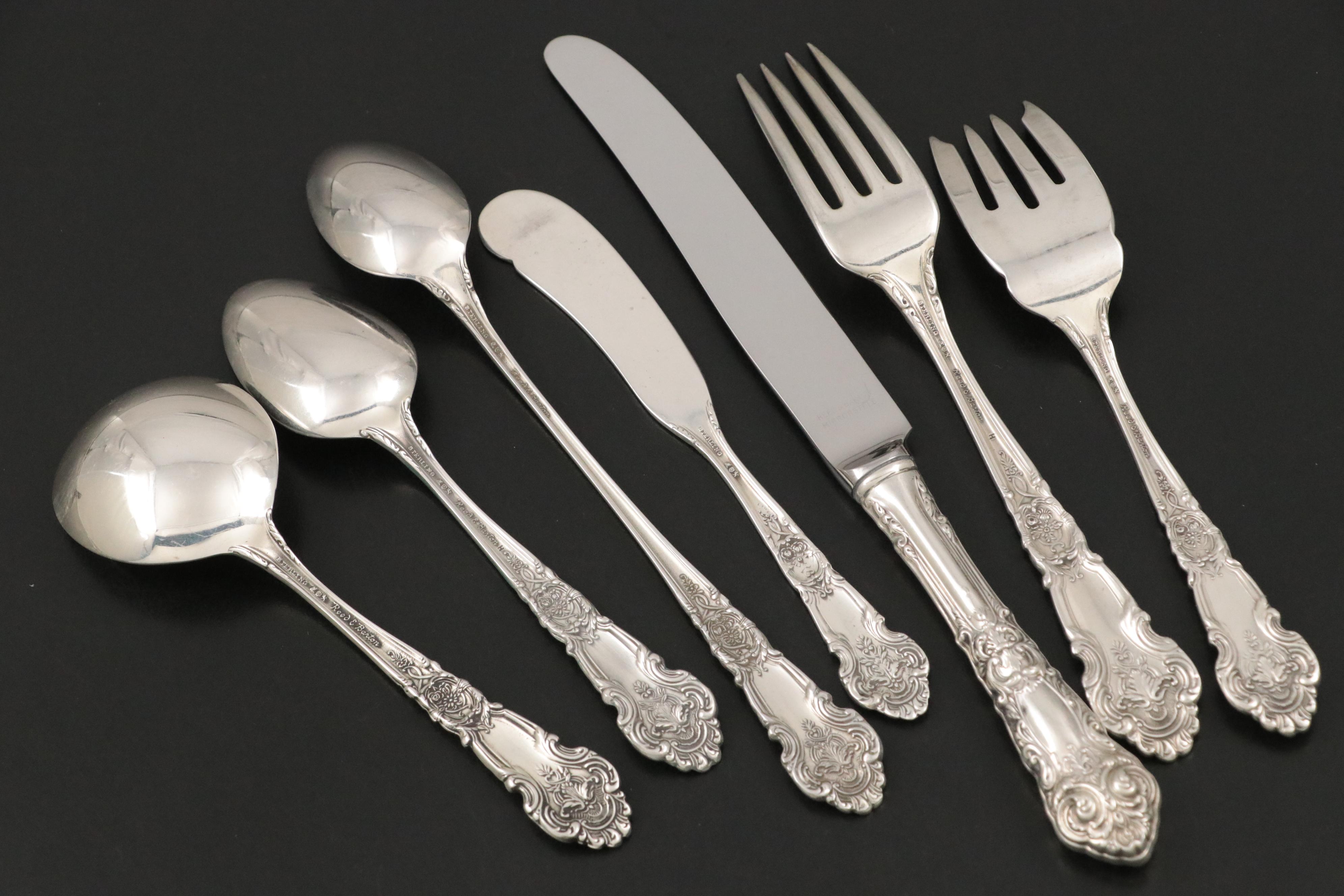 Reed & Barton "French Renaissance" Sterling Silver Flatware, Mid/Late 20th C.