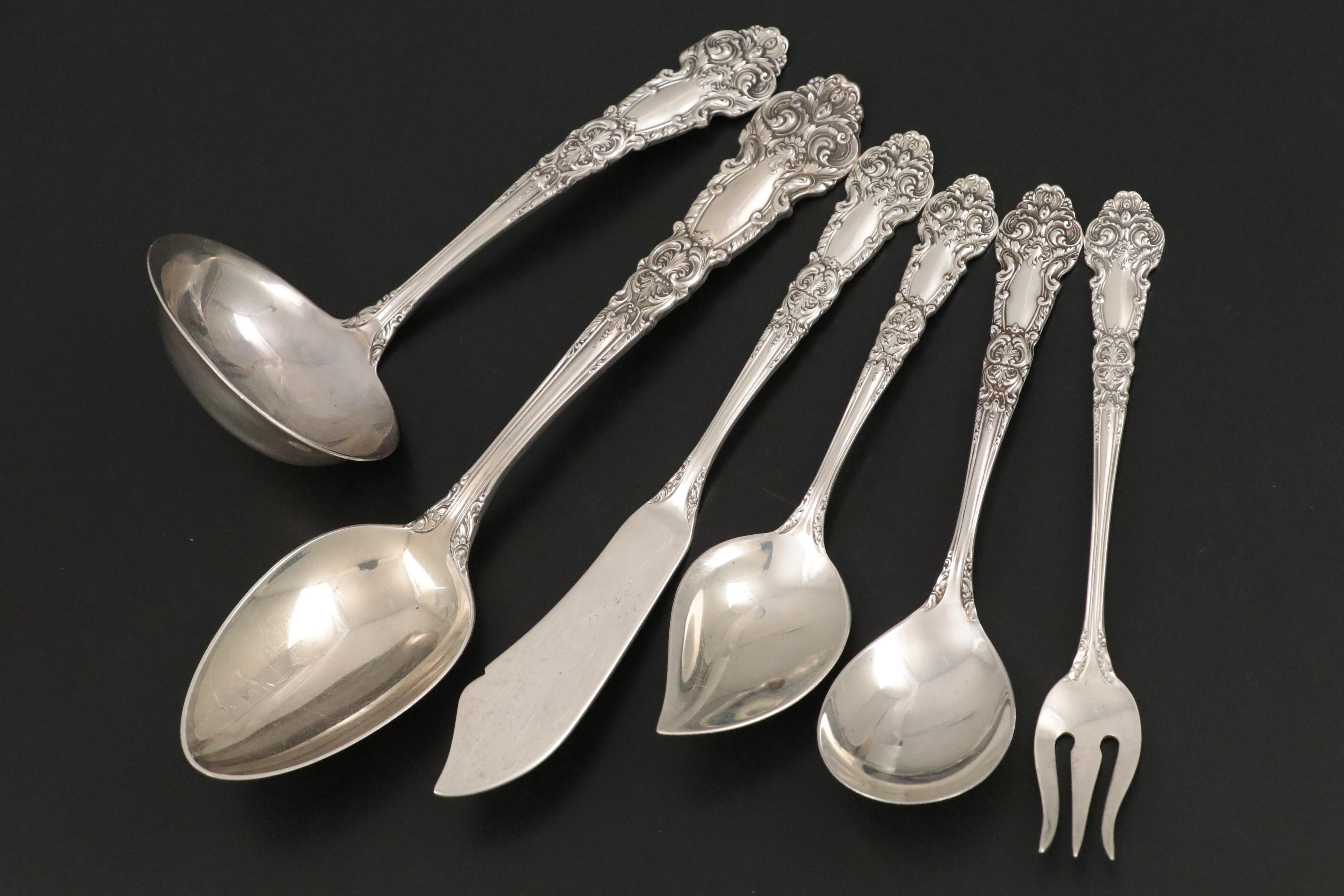 Reed & Barton "French Renaissance" Sterling Silver Flatware, Mid/Late 20th C.