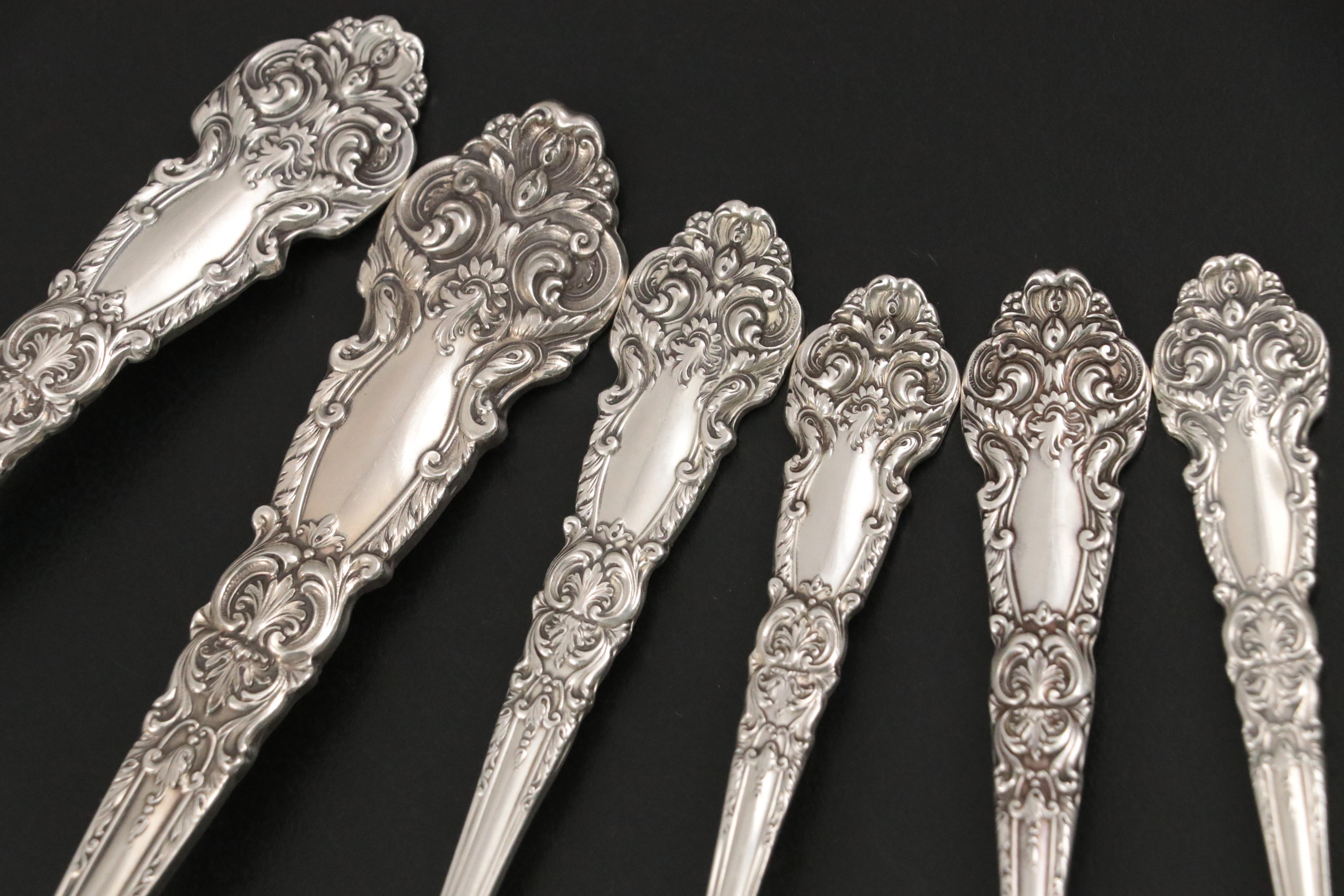 Reed & Barton "French Renaissance" Sterling Silver Flatware, Mid/Late 20th C.