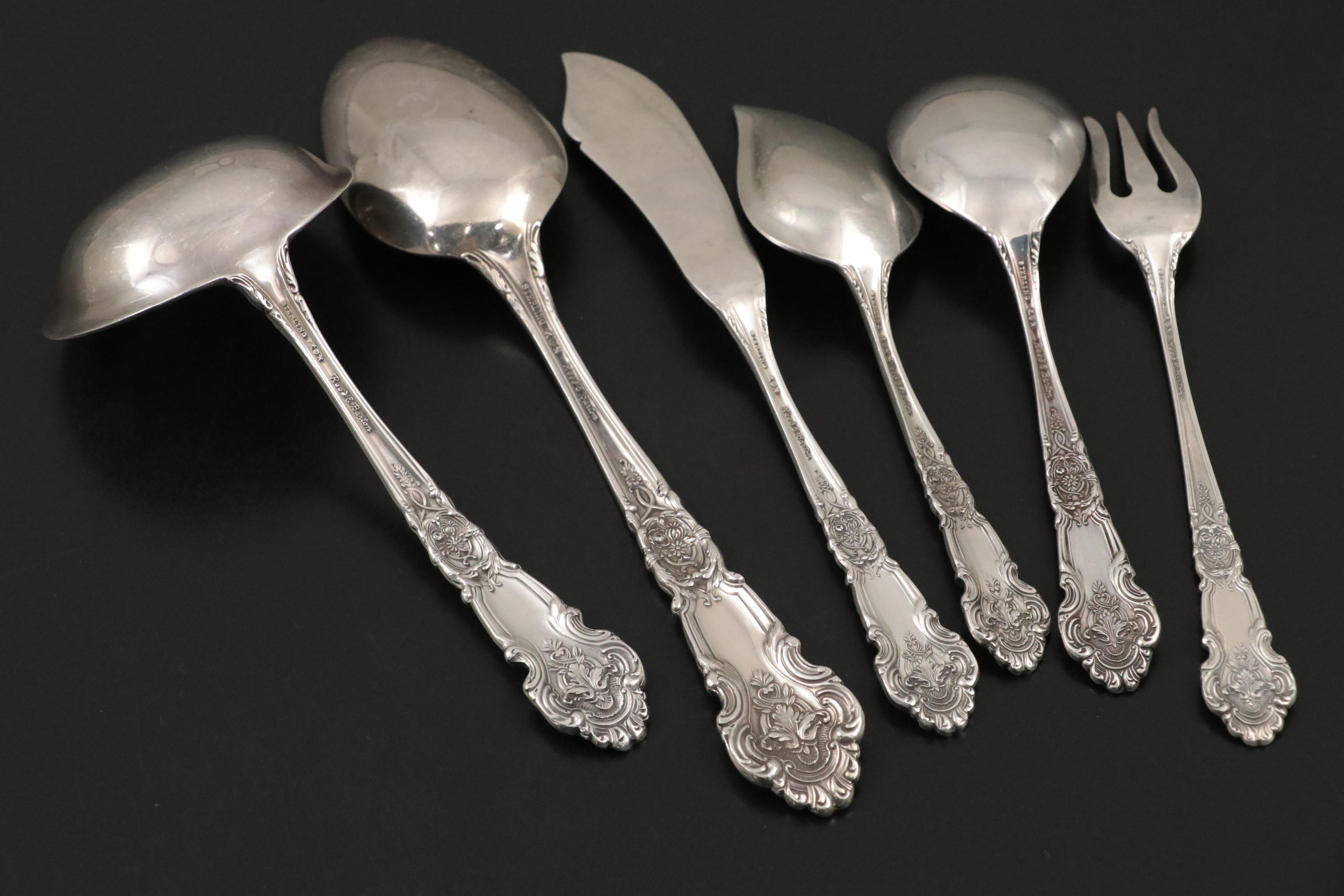Reed & Barton "French Renaissance" Sterling Silver Flatware, Mid/Late 20th C.