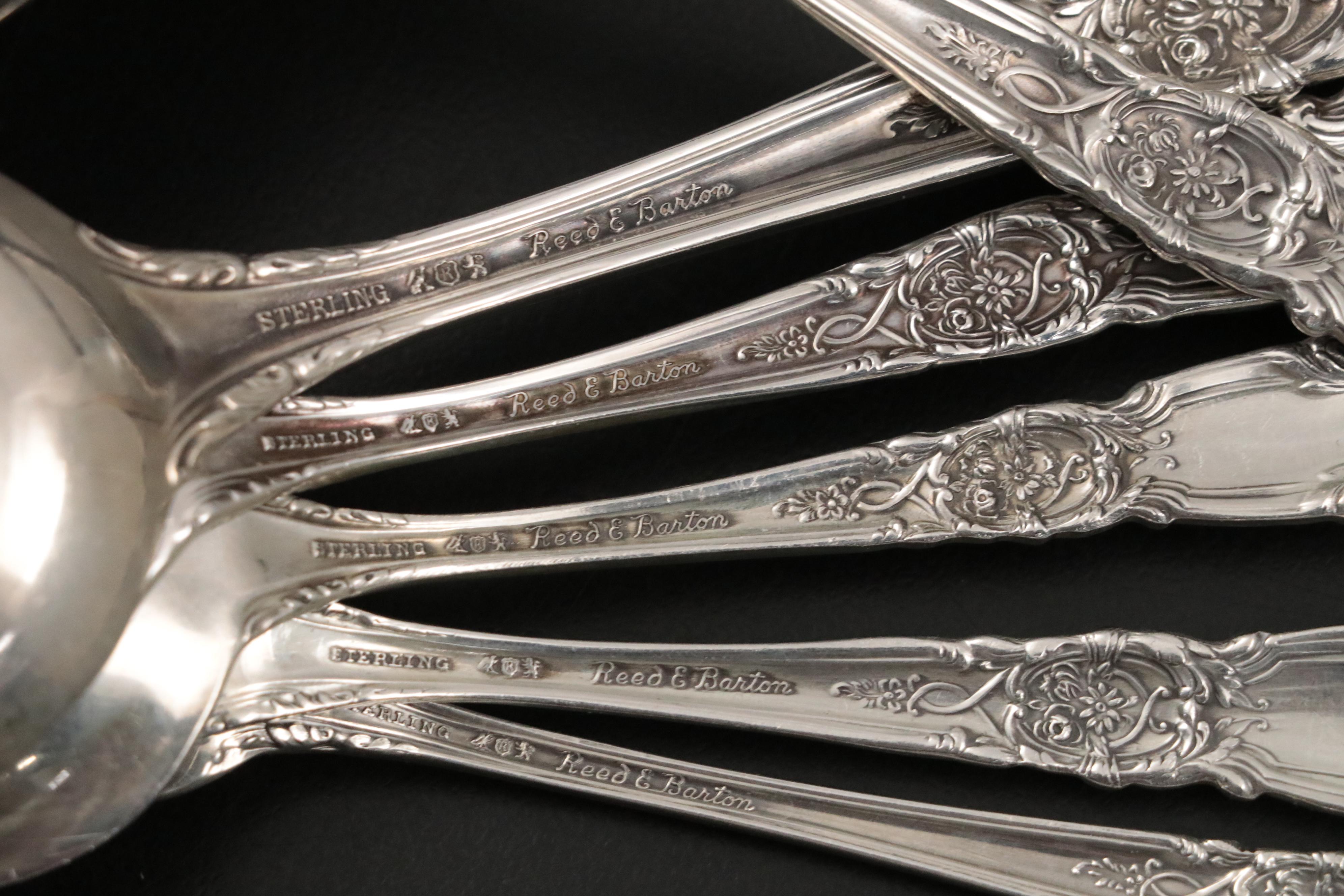 Reed & Barton "French Renaissance" Sterling Silver Flatware, Mid/Late 20th C.