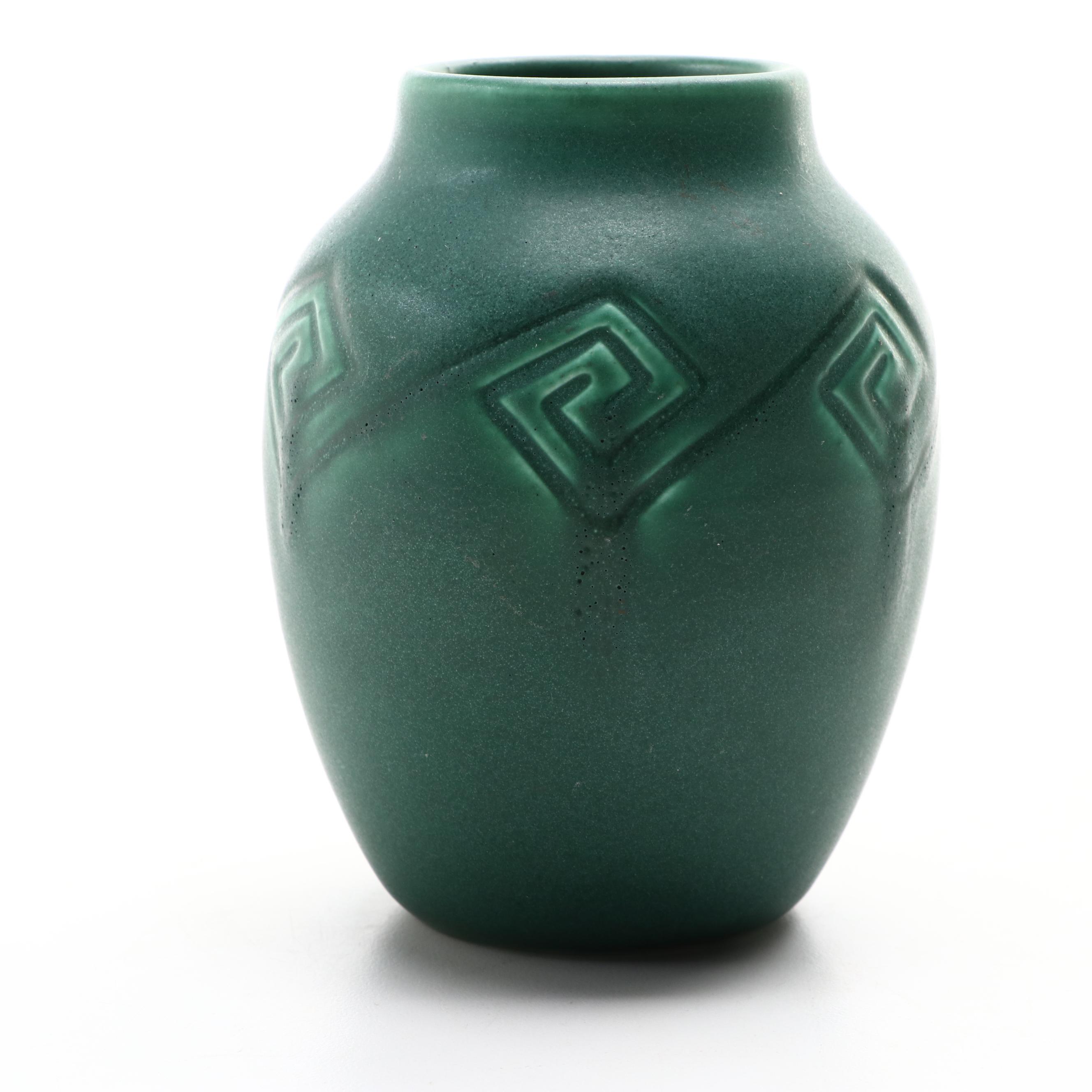 Rookwood Pottery Ceramic Vase and Figural Pin Tray, Early to Mid-20th Century