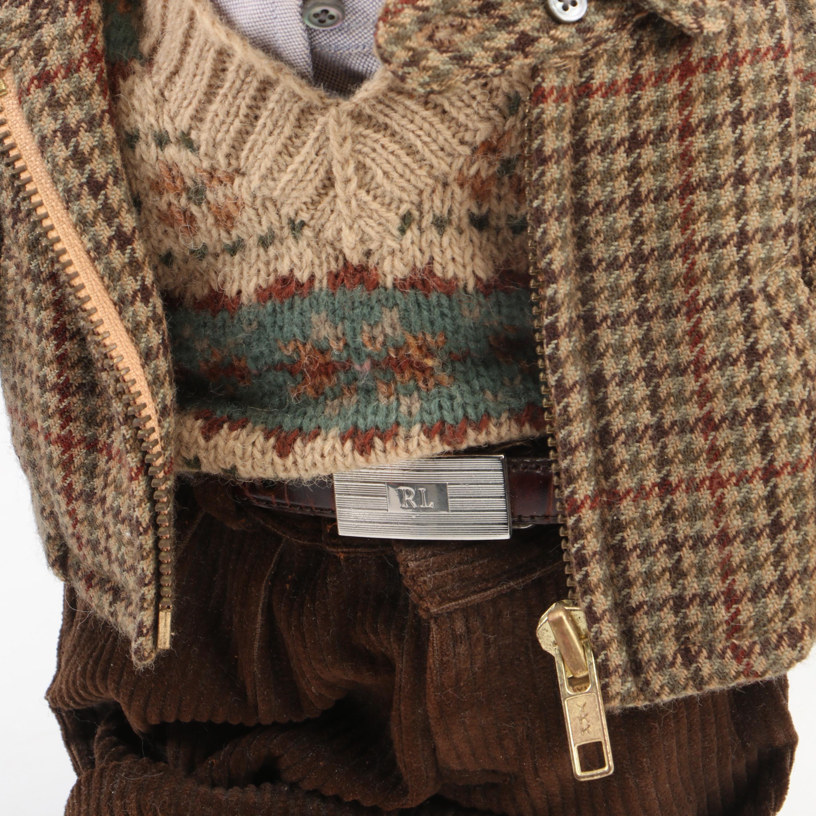 Limited Edition Ralph Lauren Polo for Steiff "Golf" Bear, circa 1990