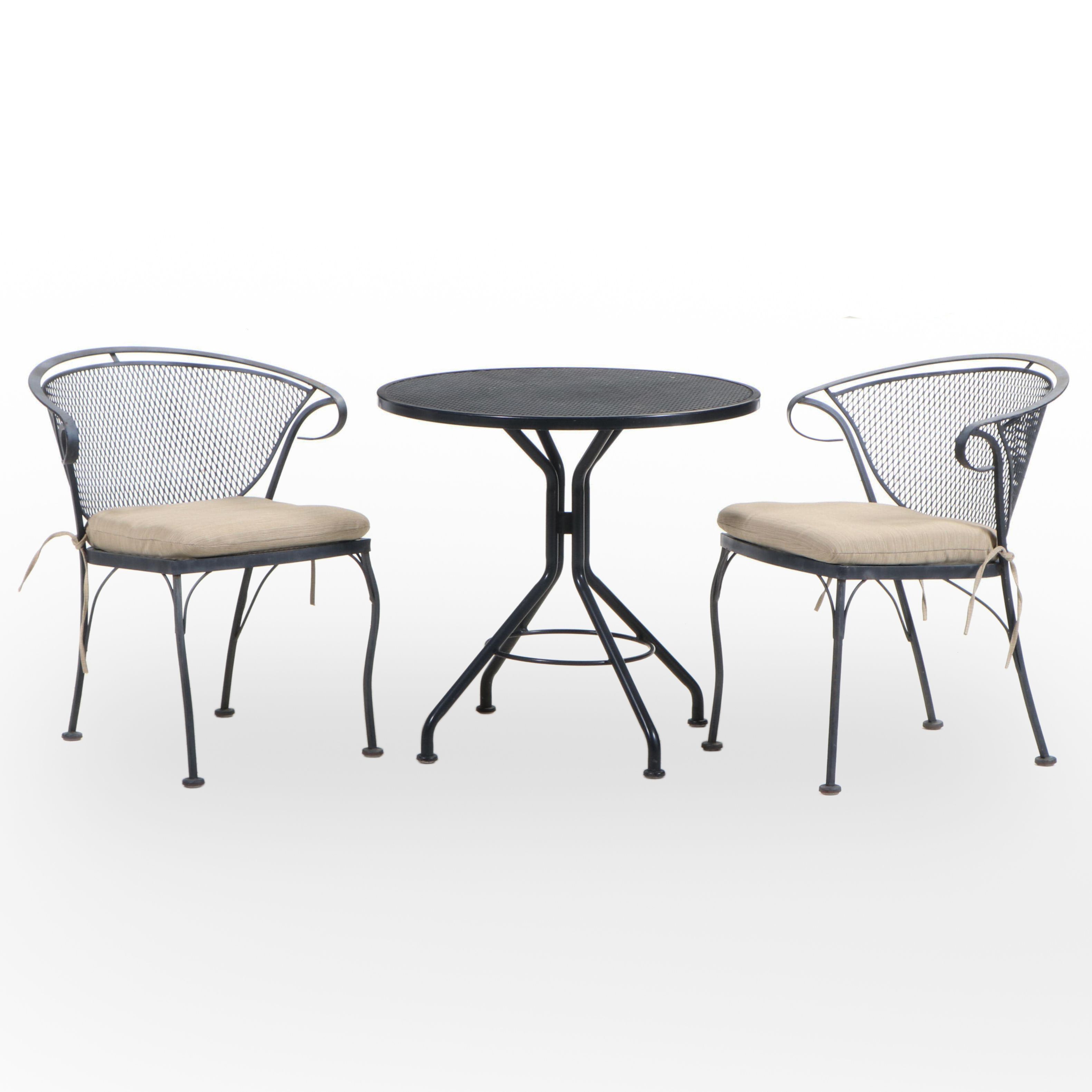 Three-Piece Wire Mesh Patio Bistro Set