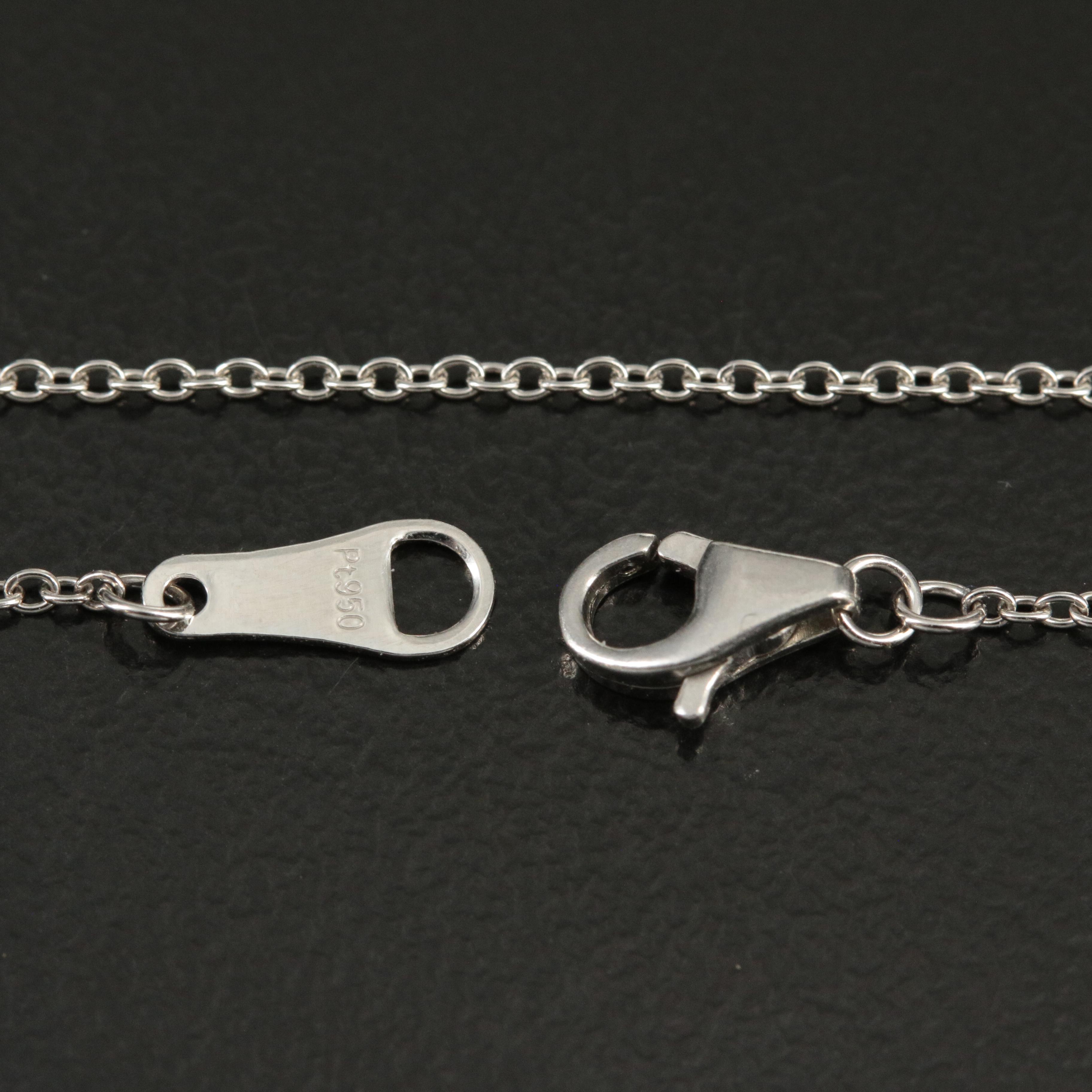 Platinum Cable Chain Necklace