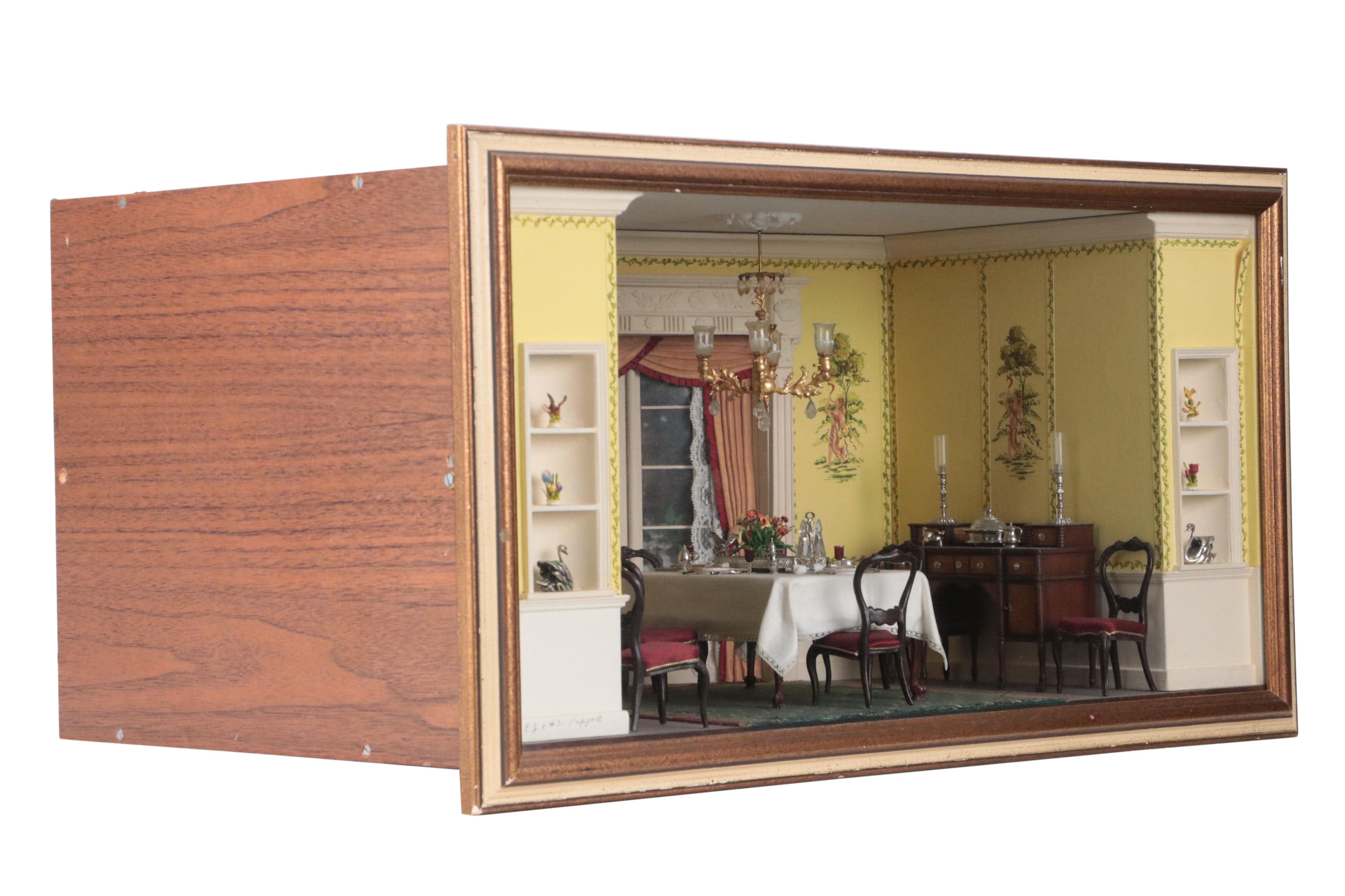 Eugene and Henry Kupjack Diorama of a Georgian Breakfast Room