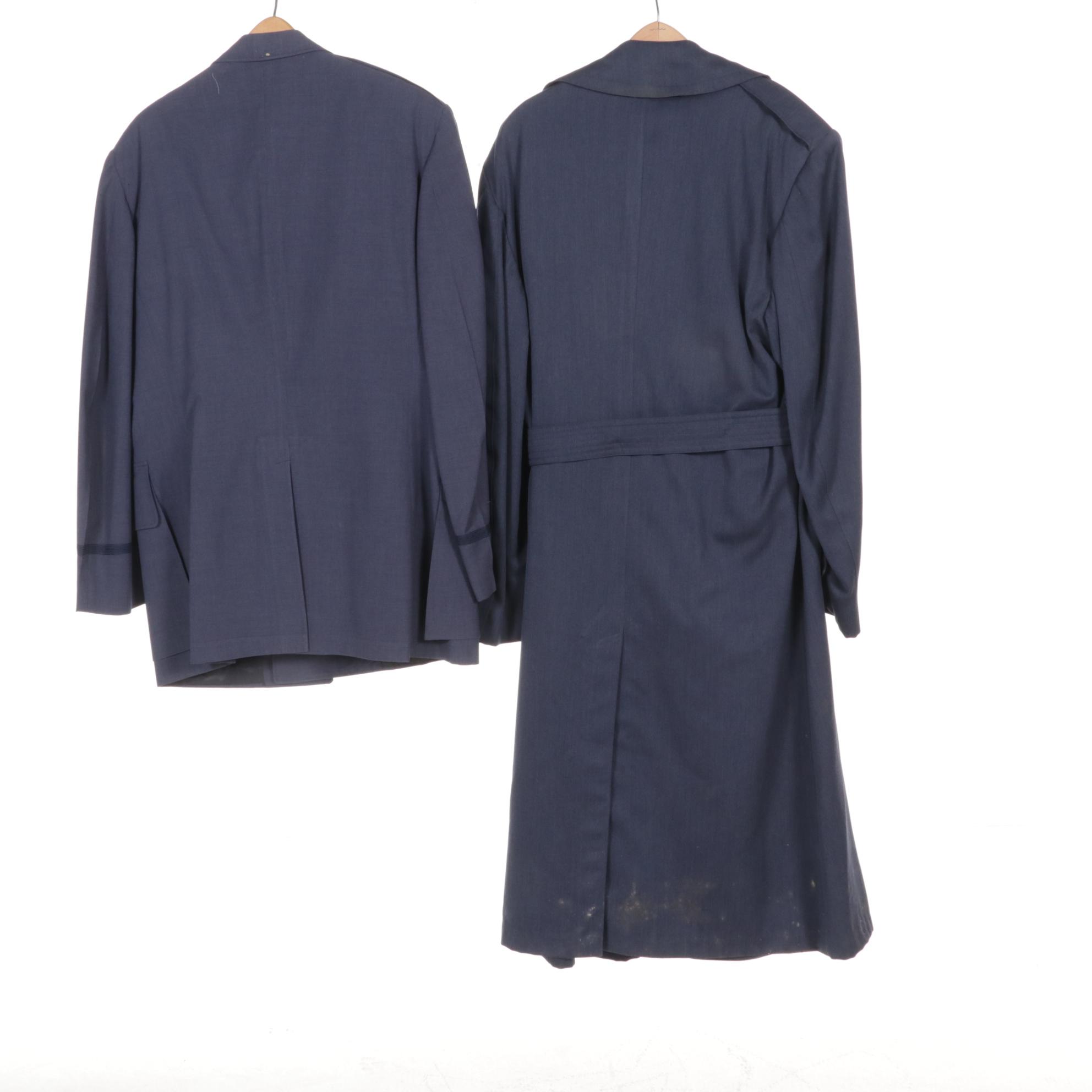 Vintage U.S. Air Force Uniform Dress Suits, Coats and Flight Suit