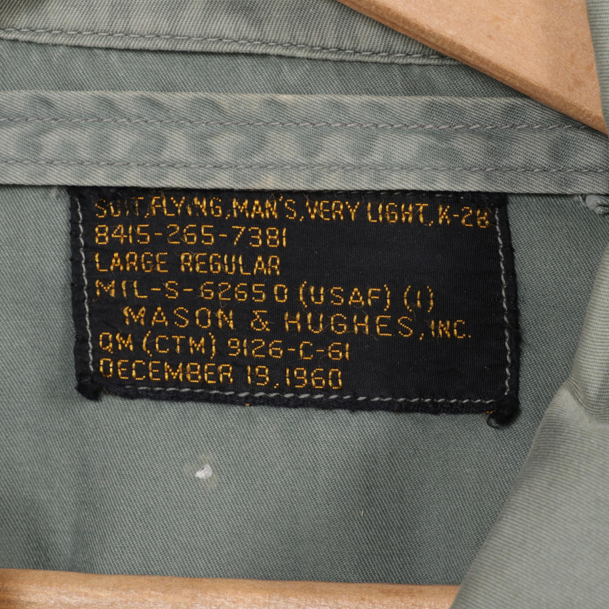 Vintage U.S. Air Force Uniform Dress Suits, Coats and Flight Suit