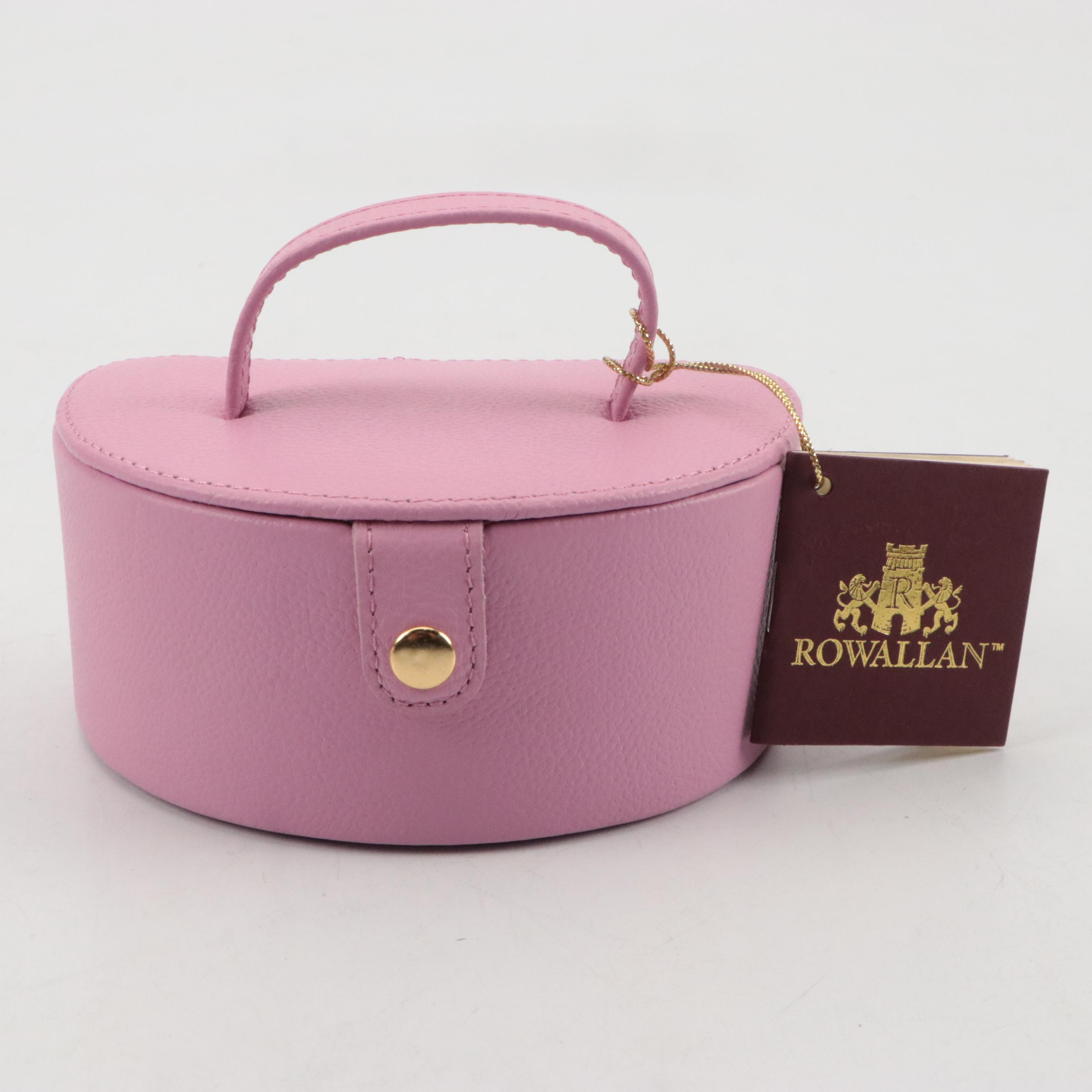 Rowallan and Collectives Bonded Leather Travel Jewelry Boxes