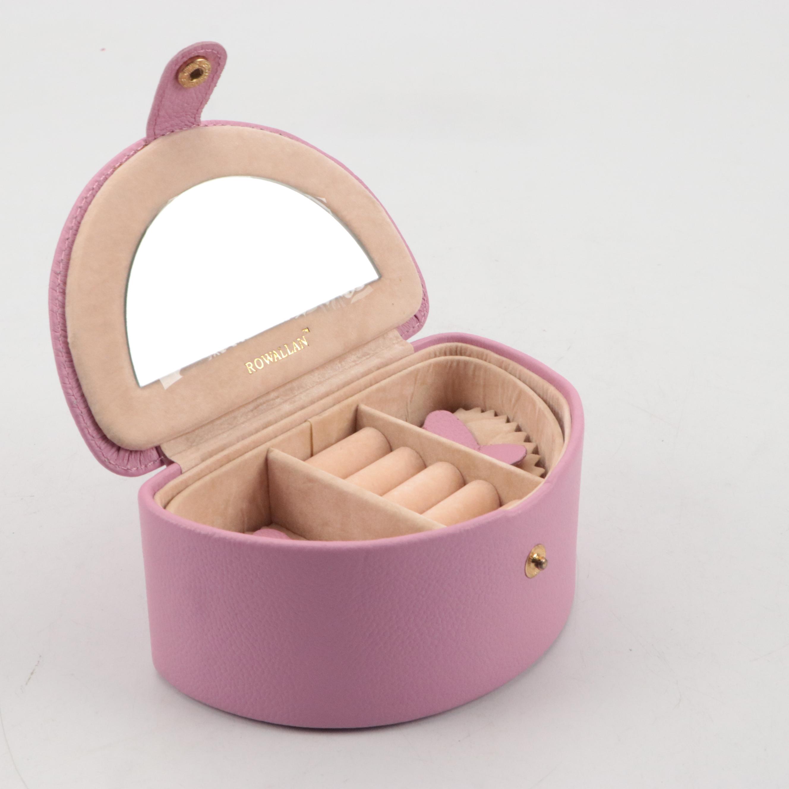 Rowallan and Collectives Bonded Leather Travel Jewelry Boxes