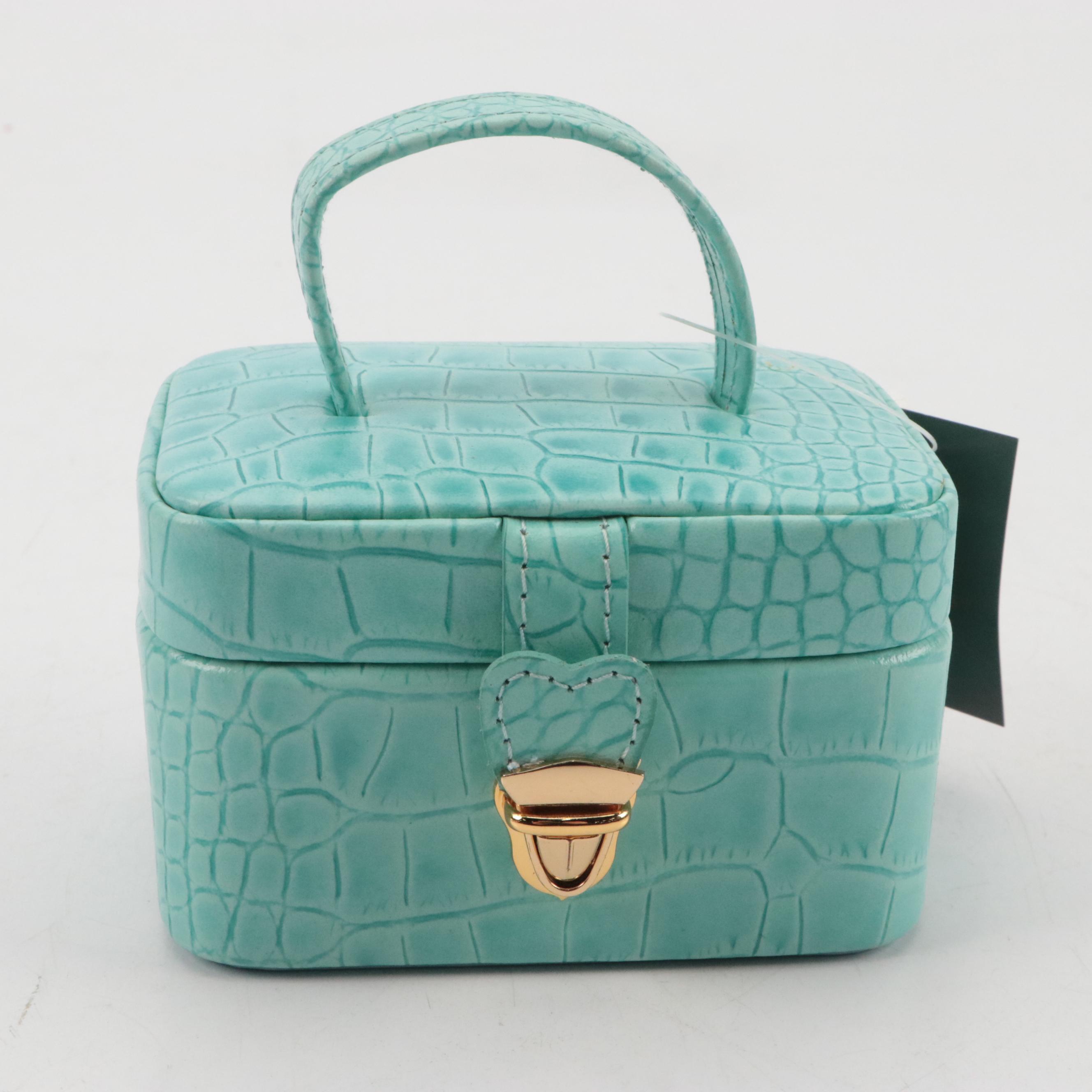 Rowallan and Collectives Bonded Leather Travel Jewelry Boxes