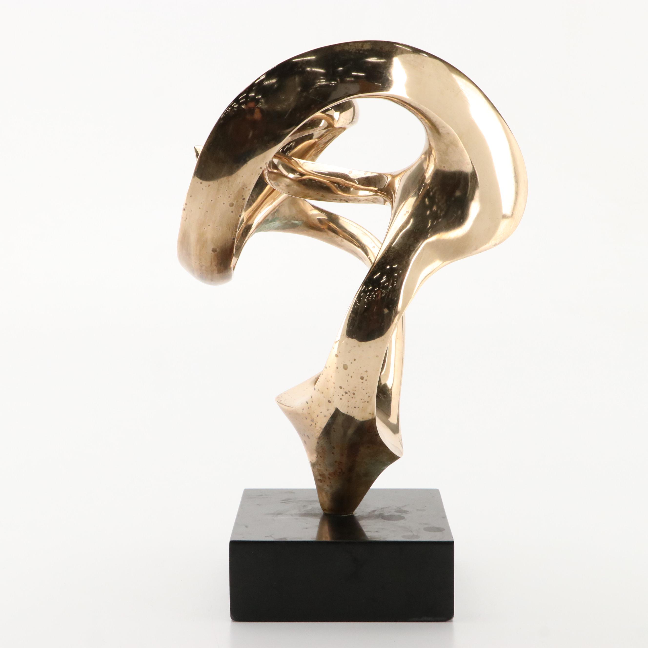 Abstract Biomorphic Metal Sculpture, 20th Century